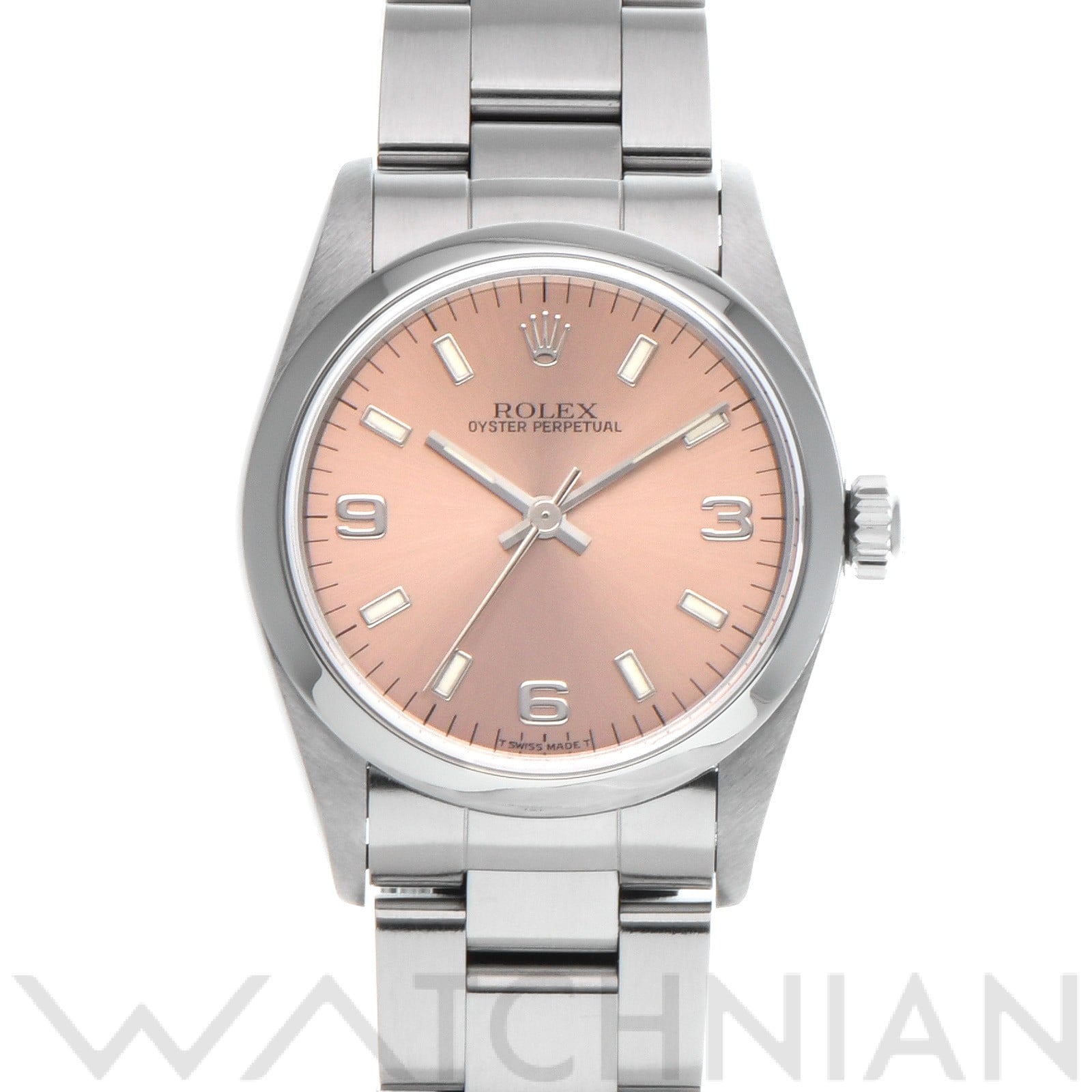 ロレックス / ROLEX オイスターパーペチュアル 31 67480 ピンク ユニセックス 時計 【中古】【wristwatch】