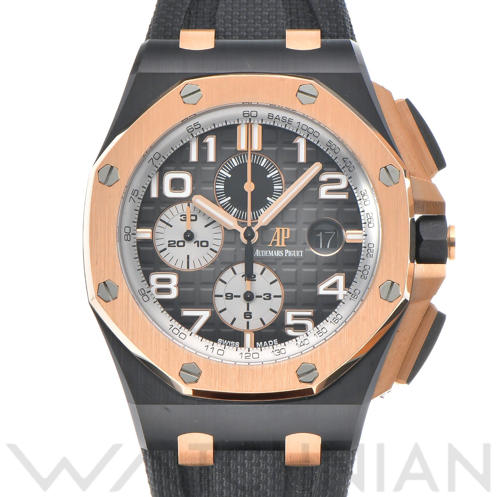 オーデマ ピゲ ロイヤルオーク オフショア クロノグラフ 26405NR.OO.A002CA.01 スモークグレー/ロジウム メンズ 時計 【中古】【wristwatch】