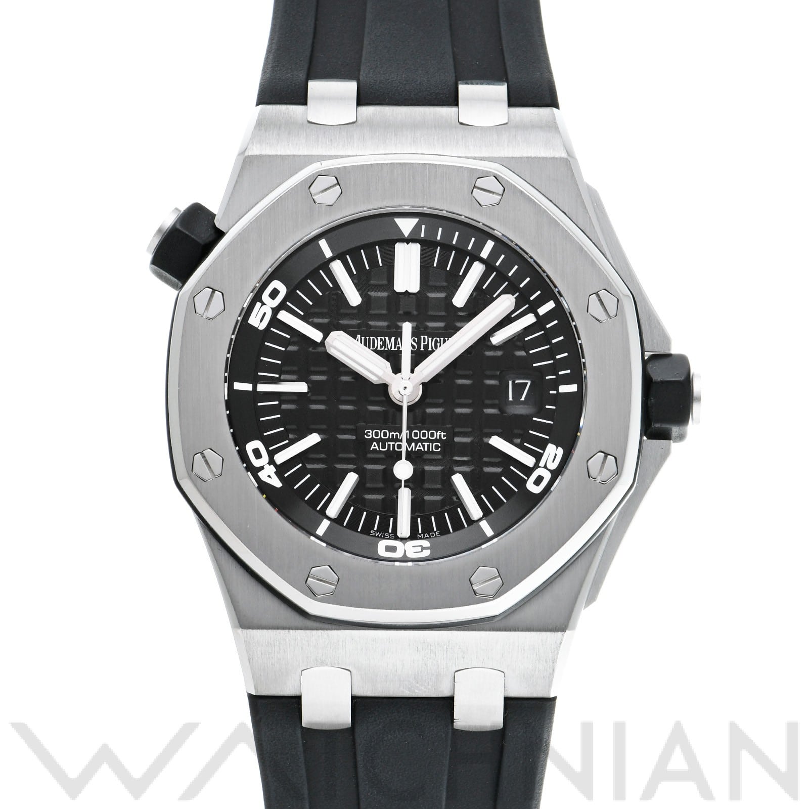 オーデマ ピゲ ロイヤルオーク オフショア ダイバー 15703ST.OO.A002CA.01 ブラック メンズ 時計 【中古】【wristwatch】