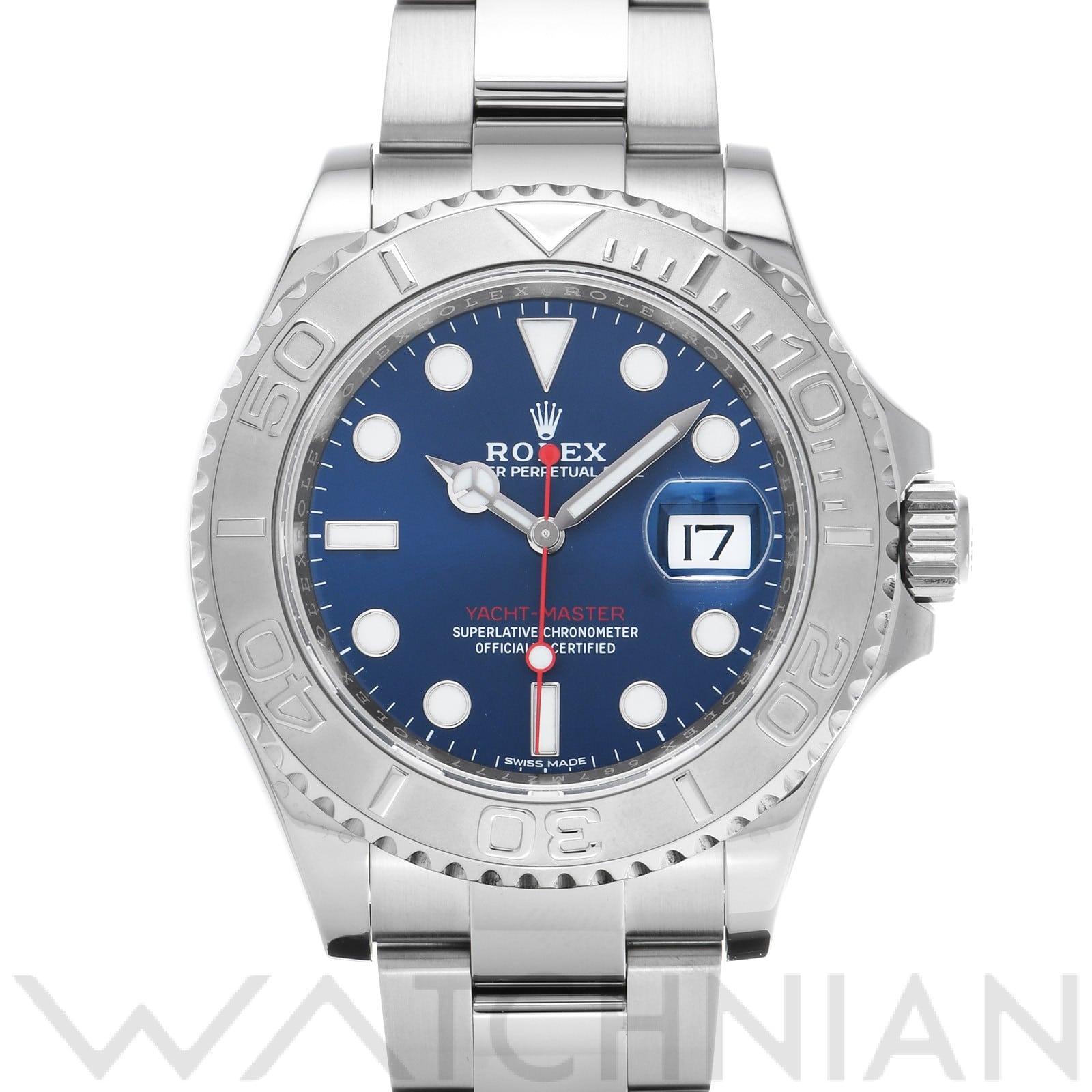 ヨットマスター 40 116622 ランダムシリアル ブルー ロレックス ROLEX メンズ 【中古】