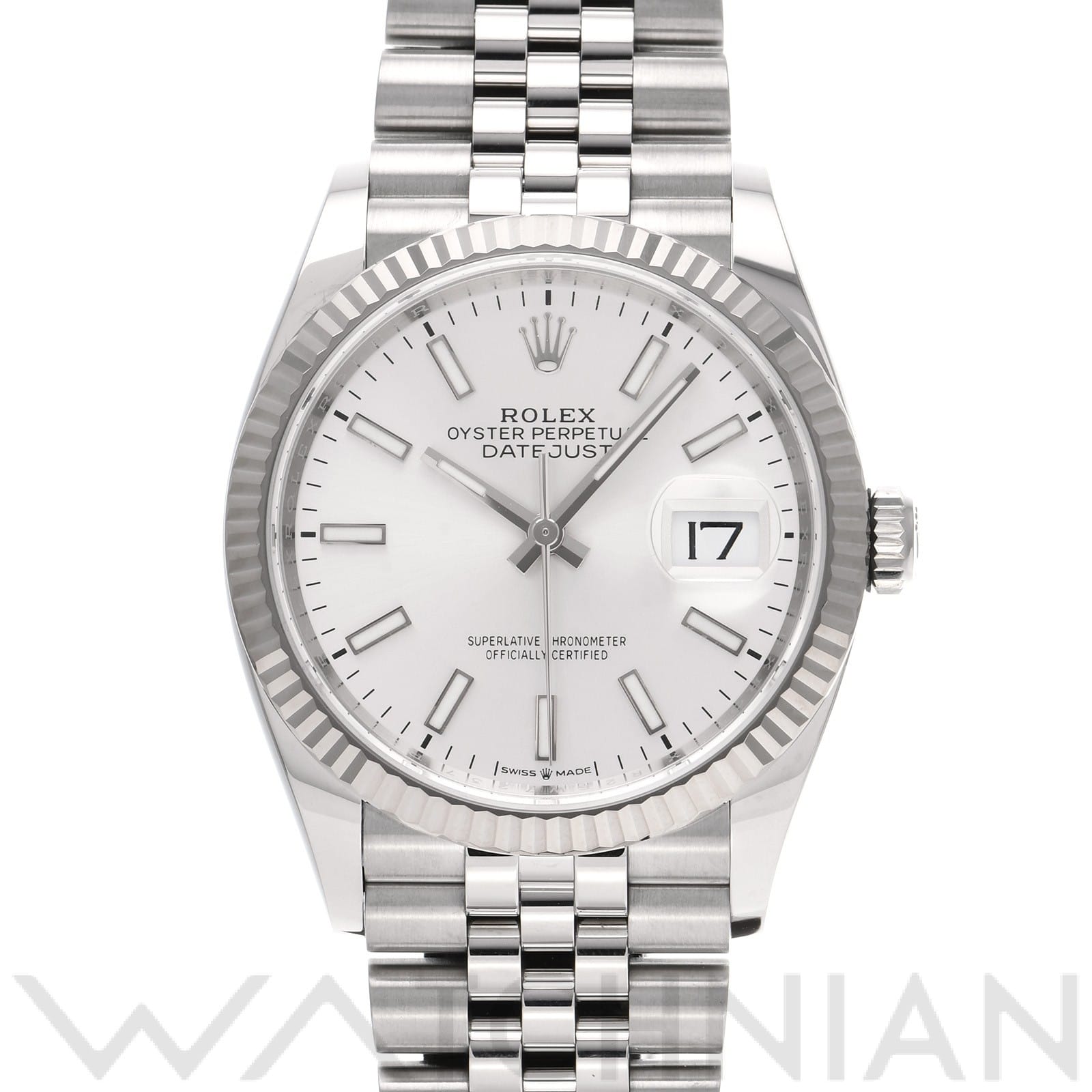 ロレックス デイトジャスト 126234 シルバー メンズ 時計 【中古】【wristwatch】