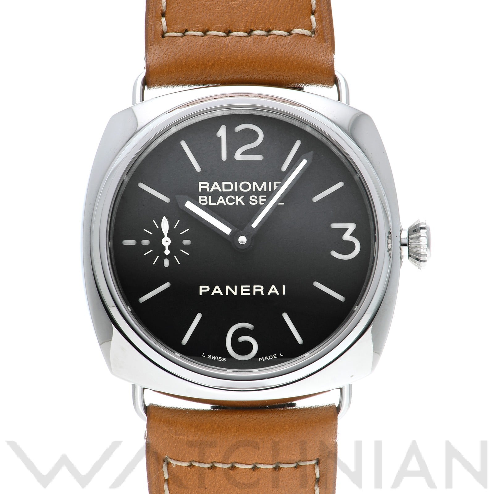 ラジオミール ベース PAM00210 H番(2005年製造) ブラック パネライ OFFICINE PANERAI メンズ 【中古】