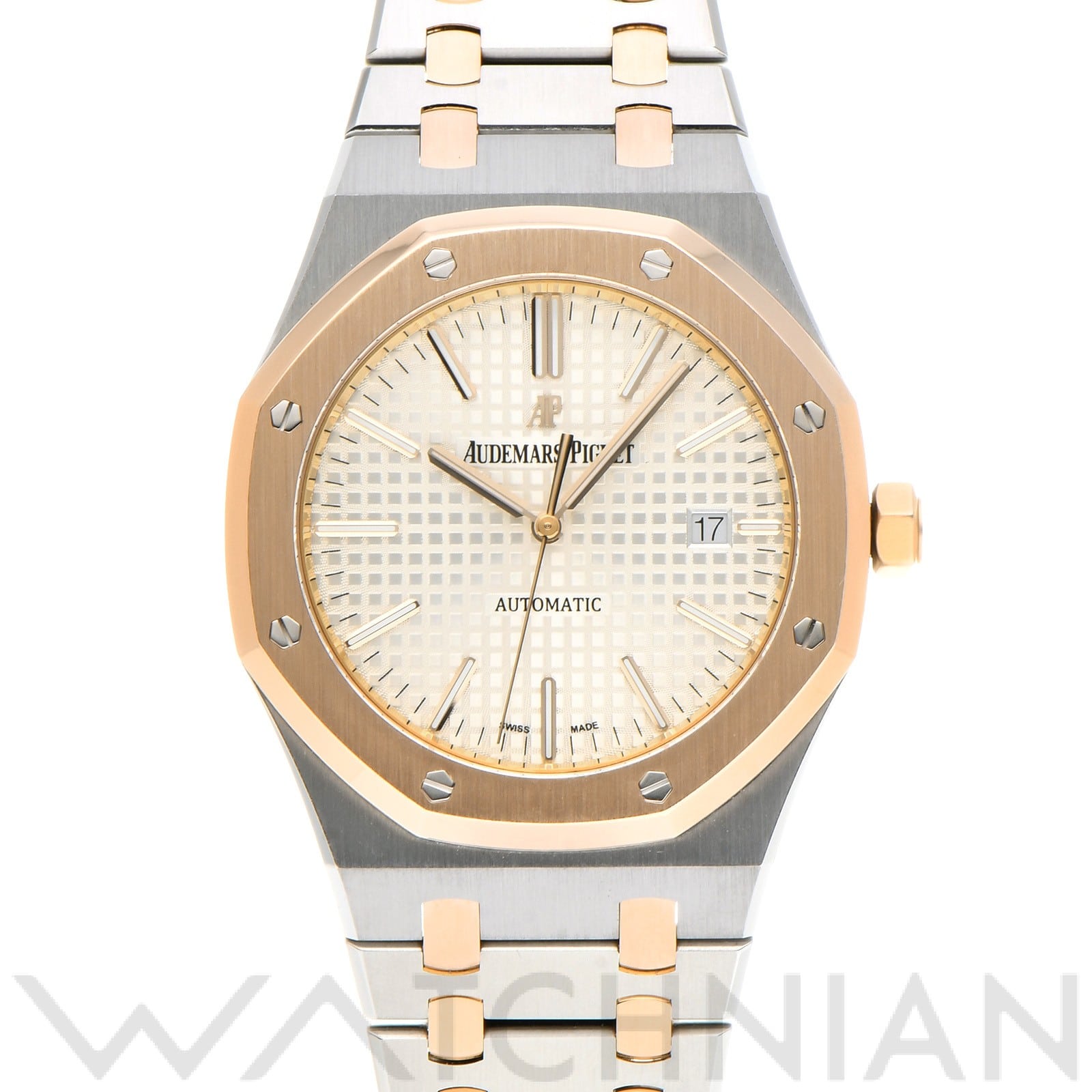 オーデマ ピゲ ロイヤルオーク 15400SR.OO.1220SR.01 シルバー メンズ 時計 【中古】【wristwatch】