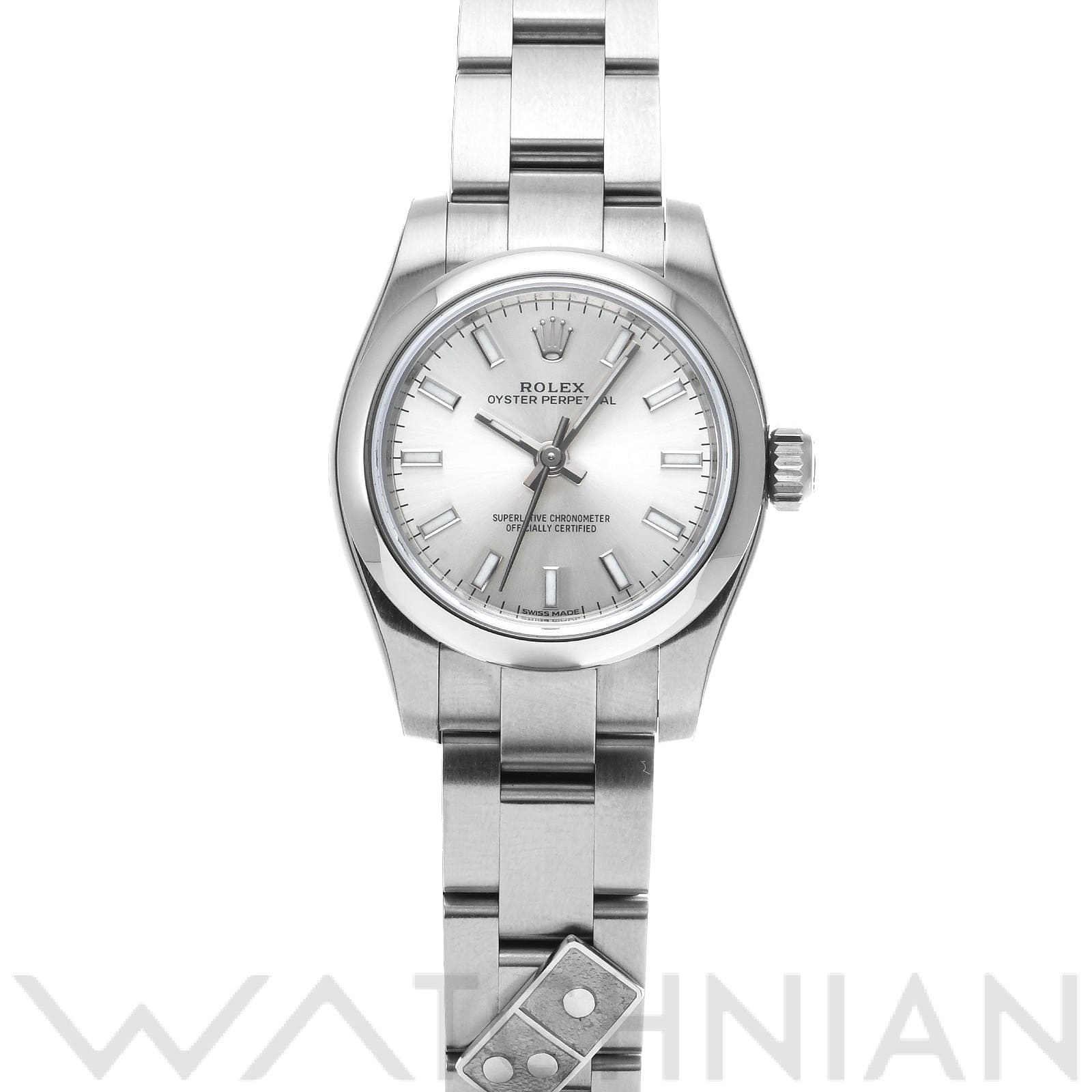 ロレックス / ROLEX オイスターパーペチュアル 26 ドミノピザ 176200 シルバー レディース 時計 【中古】【wristwatch】