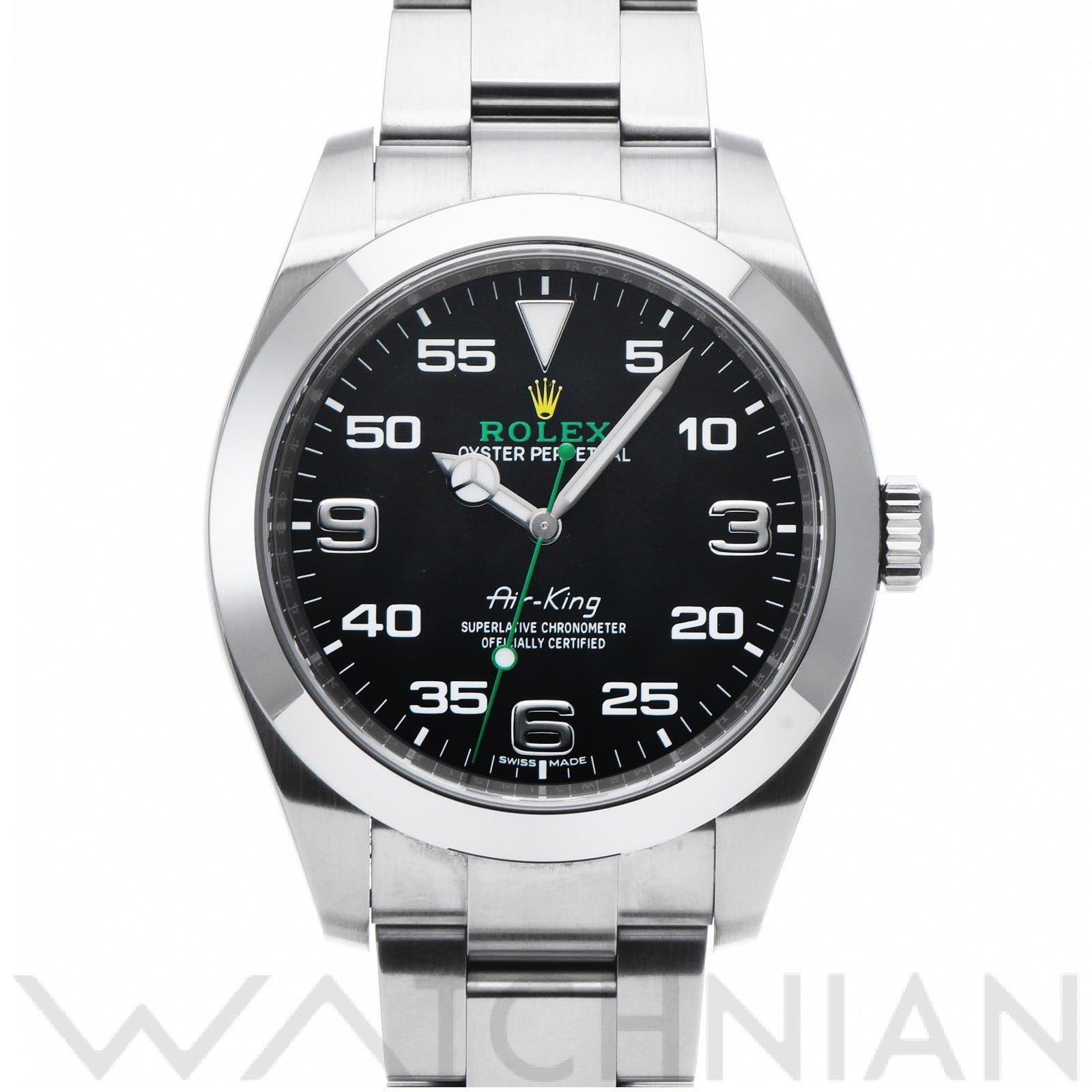 ロレックス / ROLEX エアキング 116900 ブラック メンズ 時計 【中古】【wristwatch】