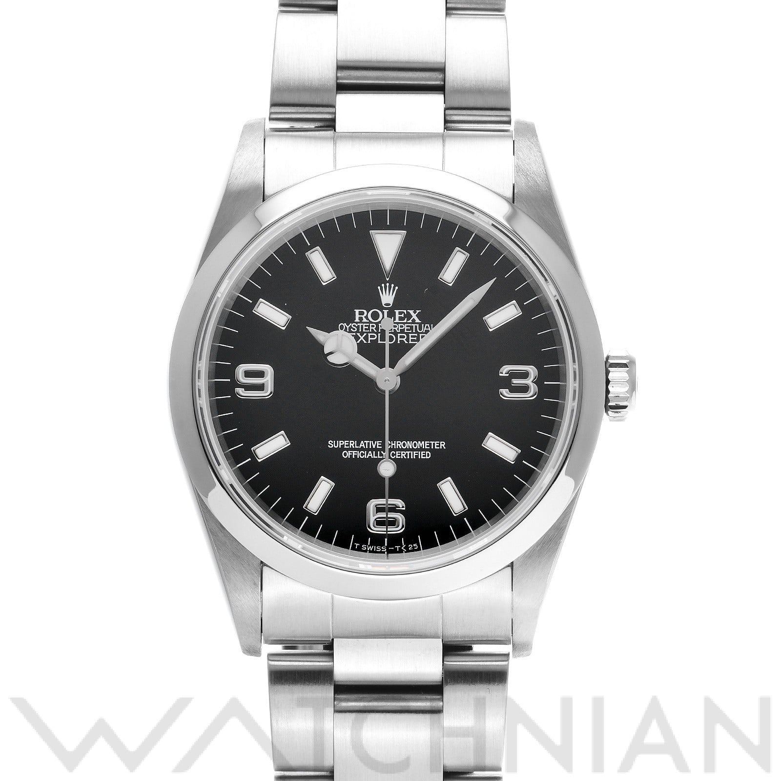 ロレックス エクスプローラー 14270 ブラック メンズ 時計 【中古】【wristwatch】