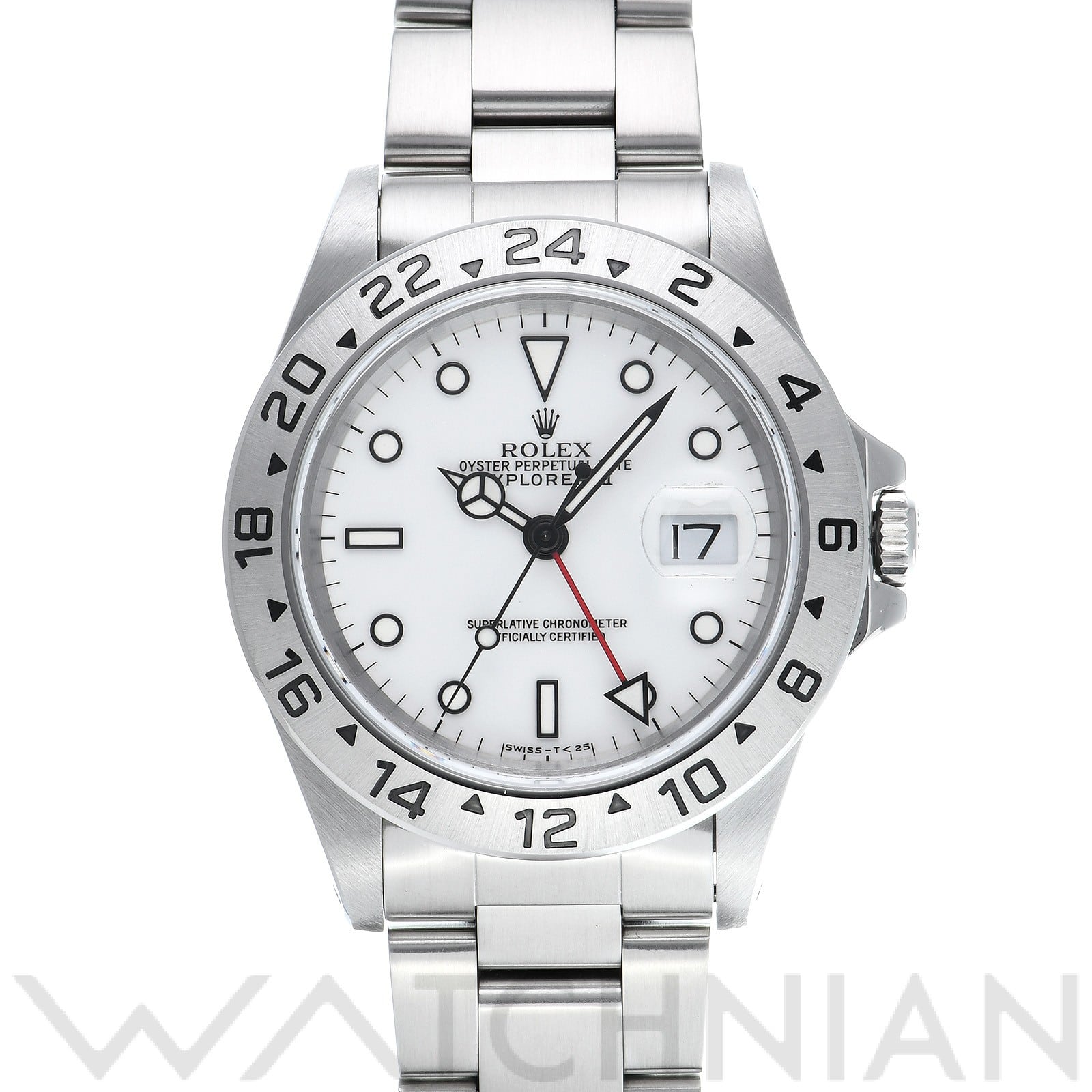 ロレックス エクスプローラーII 16570 ホワイト メンズ 時計 【中古】【wristwatch】