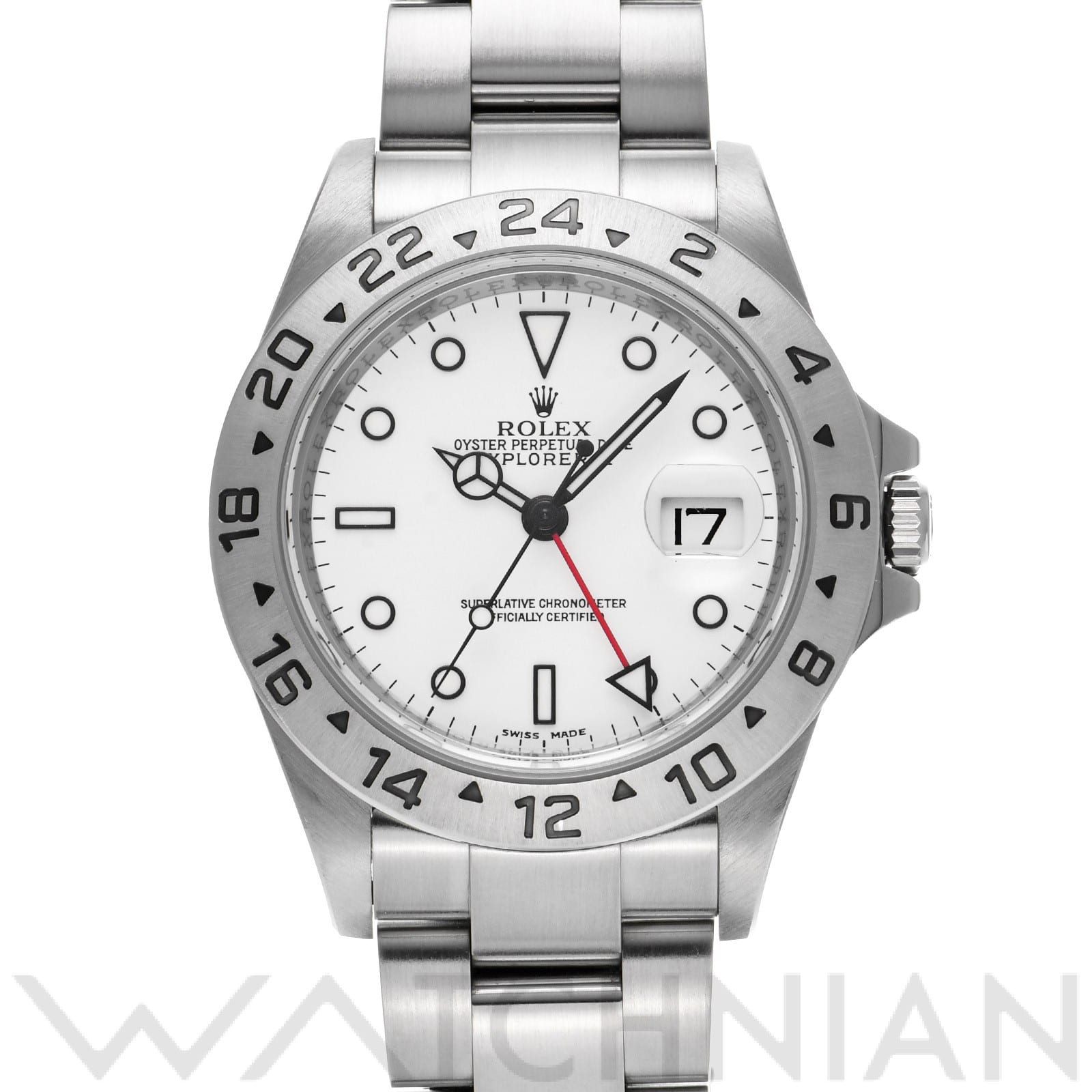 ロレックス エクスプローラーII 16570 ホワイト メンズ 時計 【中古】【wristwatch】