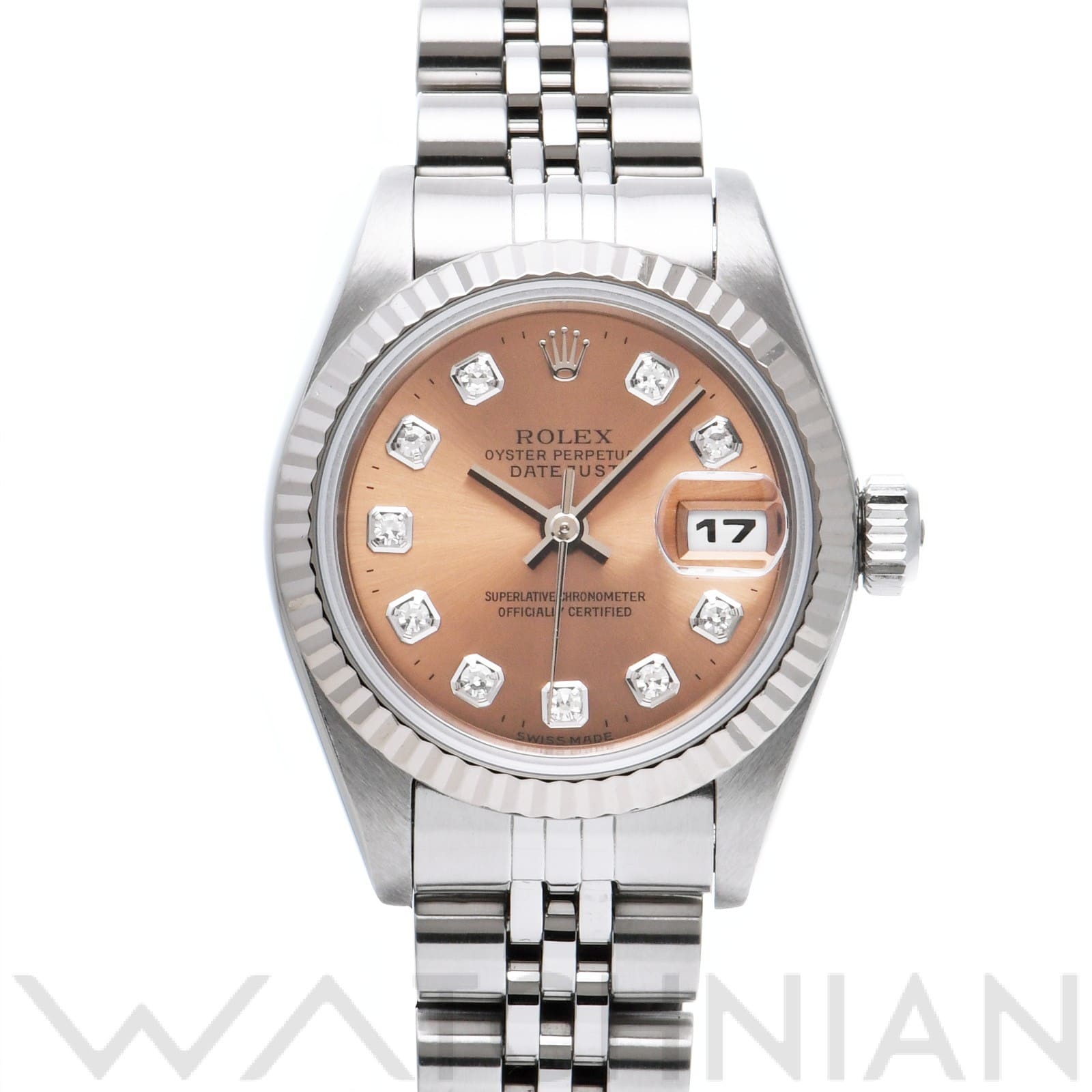 ロレックス / ROLEX デイトジャスト 69174G ピンク/ダイヤモンド レディース 時計 【中古】【wristwatch】
