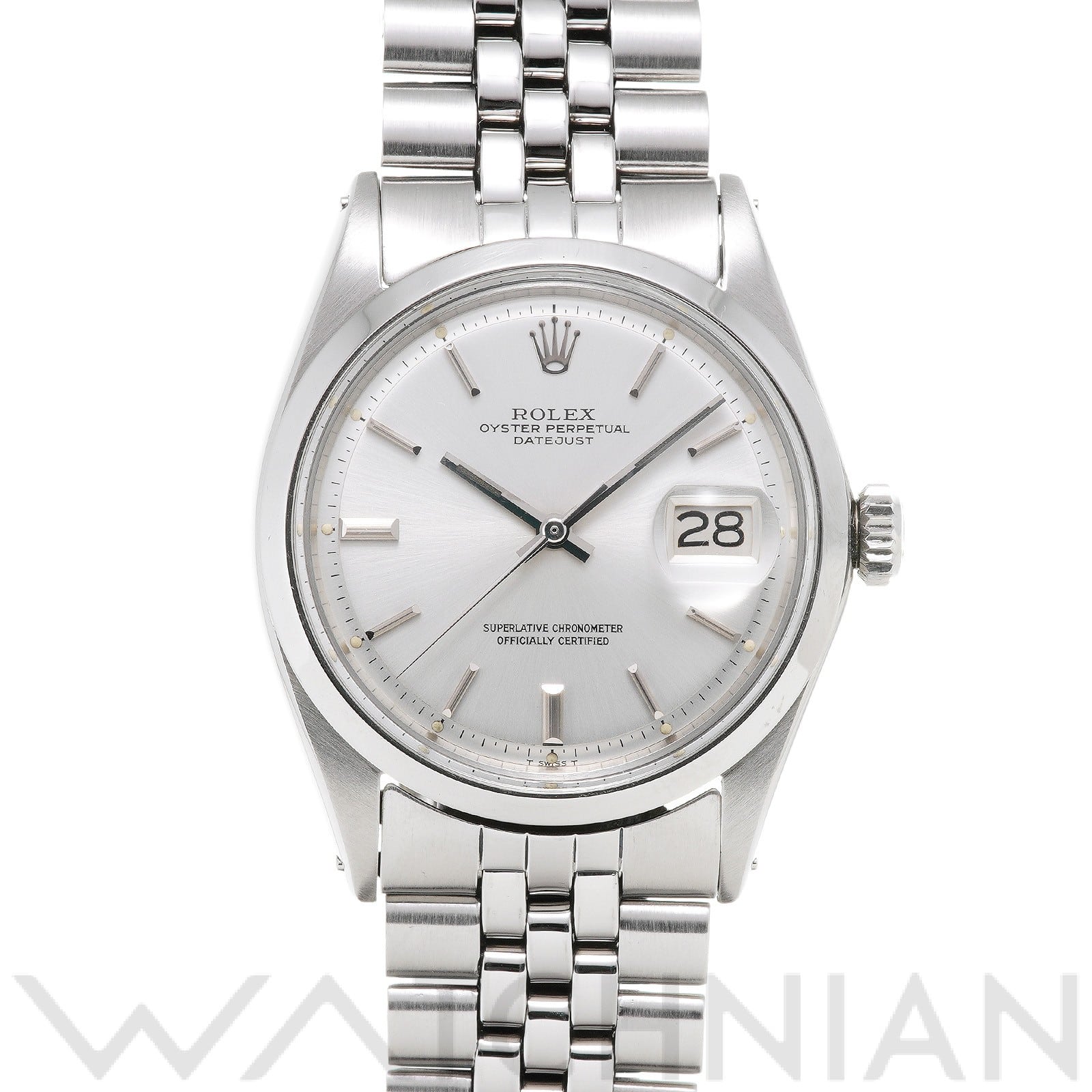 デイトジャスト 1600 23番台(1970年頃製造) シルバー ロレックス ROLEX メンズ 【中古】