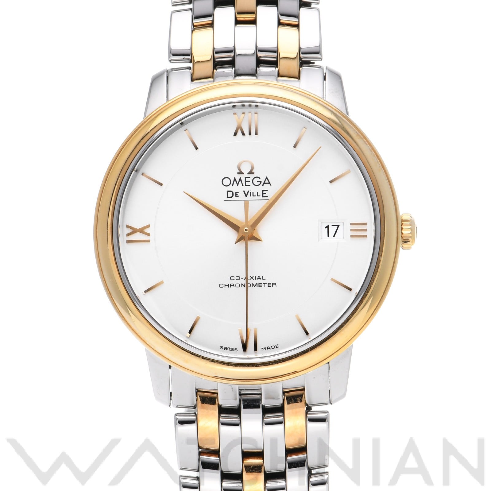 オメガ / OMEGA デ・ヴィル アワービジョン コーアクシャル 424.20.37.20.02.001 シルバー メンズ 時計 【中古】【wristwatch】