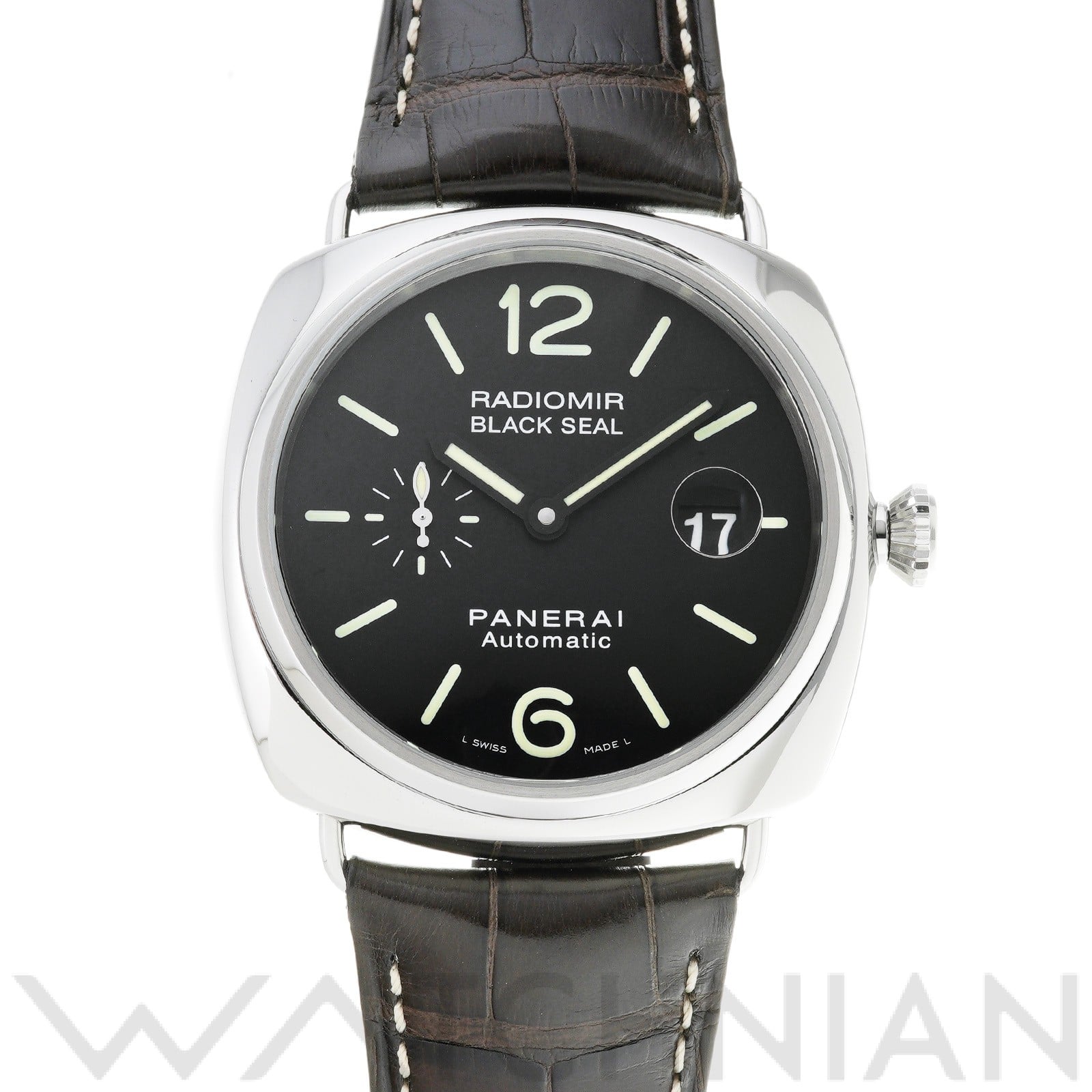 パネライ / PANERAI ラジオミール ブラックシール オートマティック PAM00287 ブラック メンズ 時計 【中古】【wristwatch】