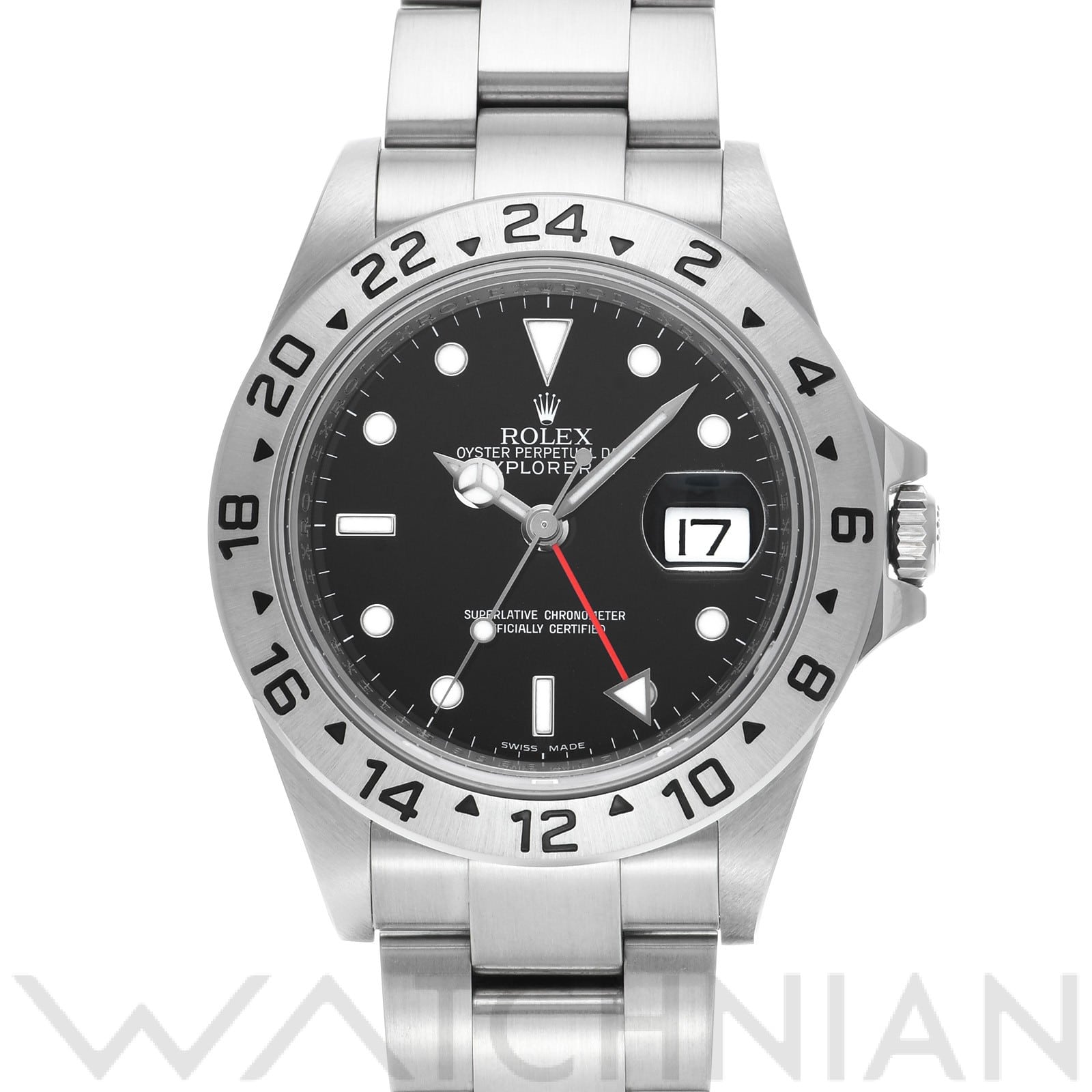 ロレックス エクスプローラーII 16570 ブラック メンズ 時計 【中古】【wristwatch】