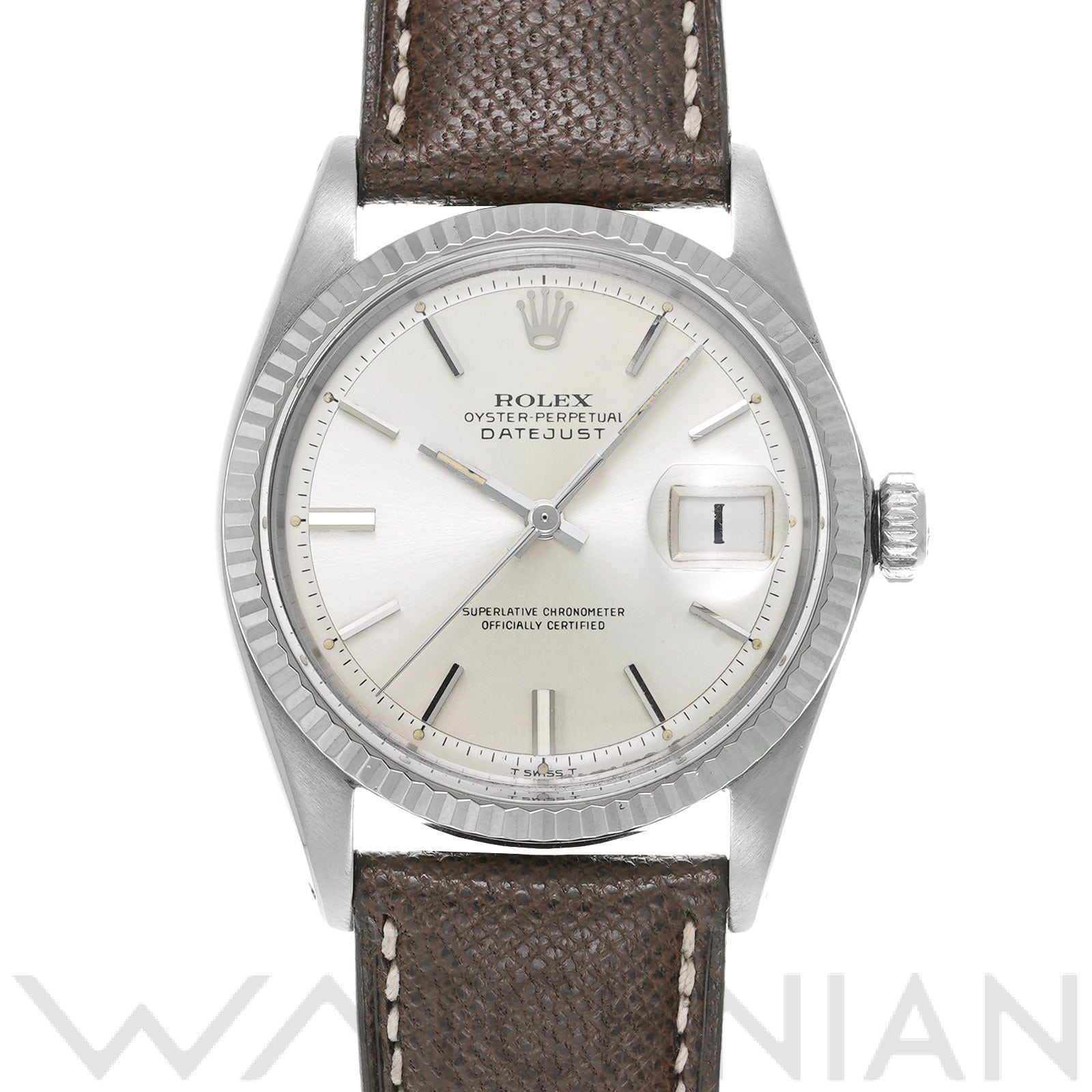 デイトジャスト 1601 24番台(1970年頃製造) シルバー ロレックス ROLEX メンズ 【中古】