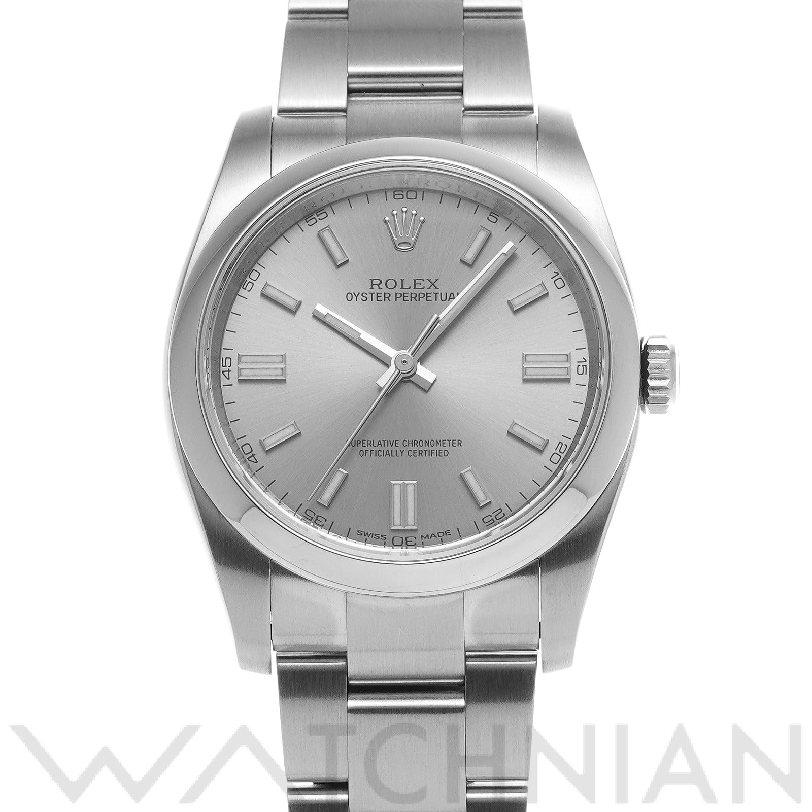 ロレックス オイスターパーペチュアル 36 116000 シルバー メンズ 時計 【中古】【wristwatch】