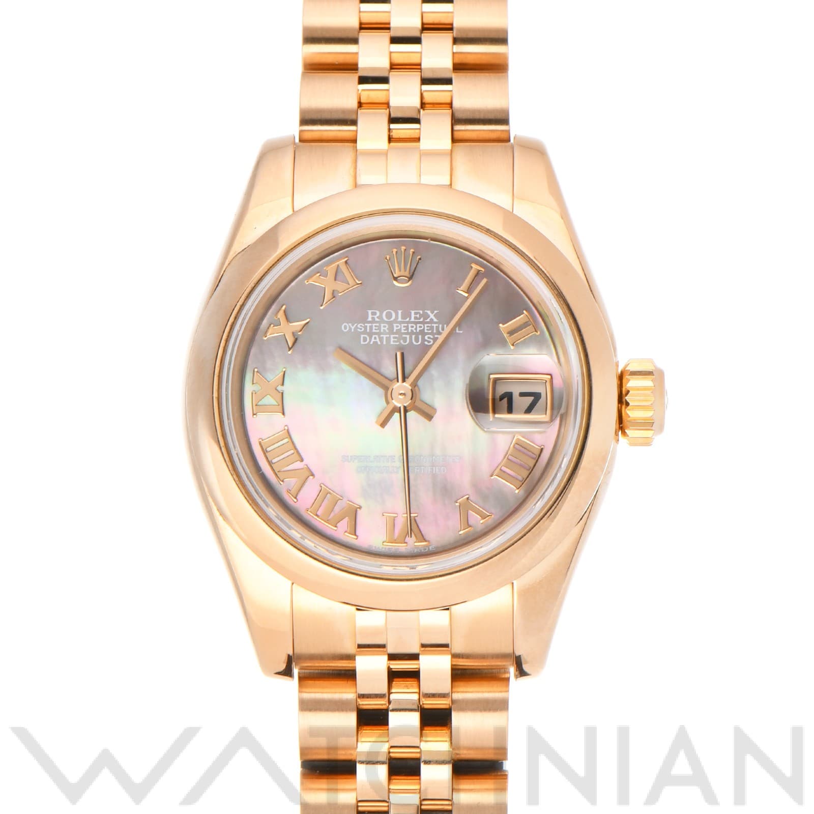 ロレックス レディ デイトジャスト 26 179165NR ブラックシェル レディース 時計 【中古】【wristwatch】