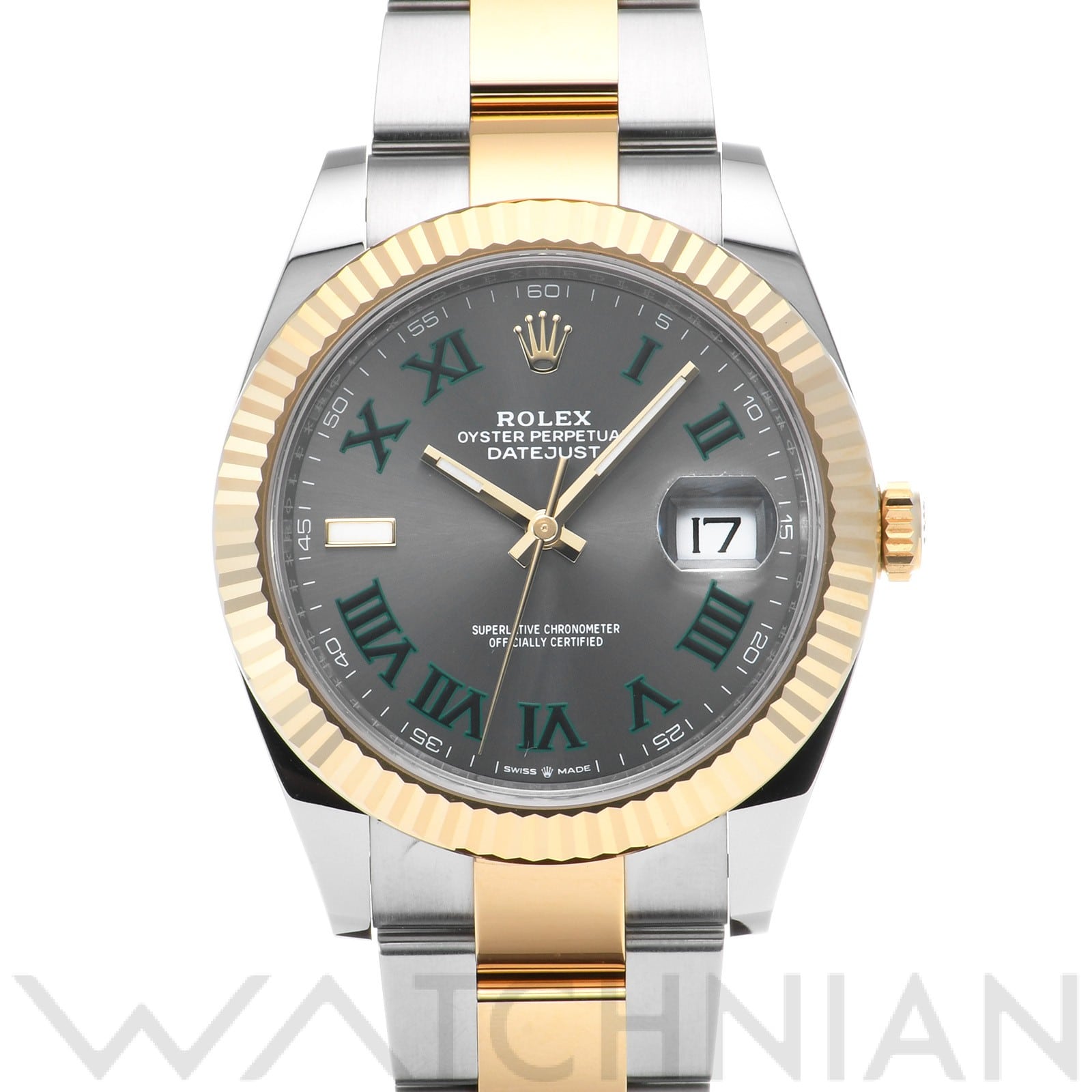 ロレックス デイトジャスト 41 126333 スレート メンズ 時計 【中古】【wristwatch】