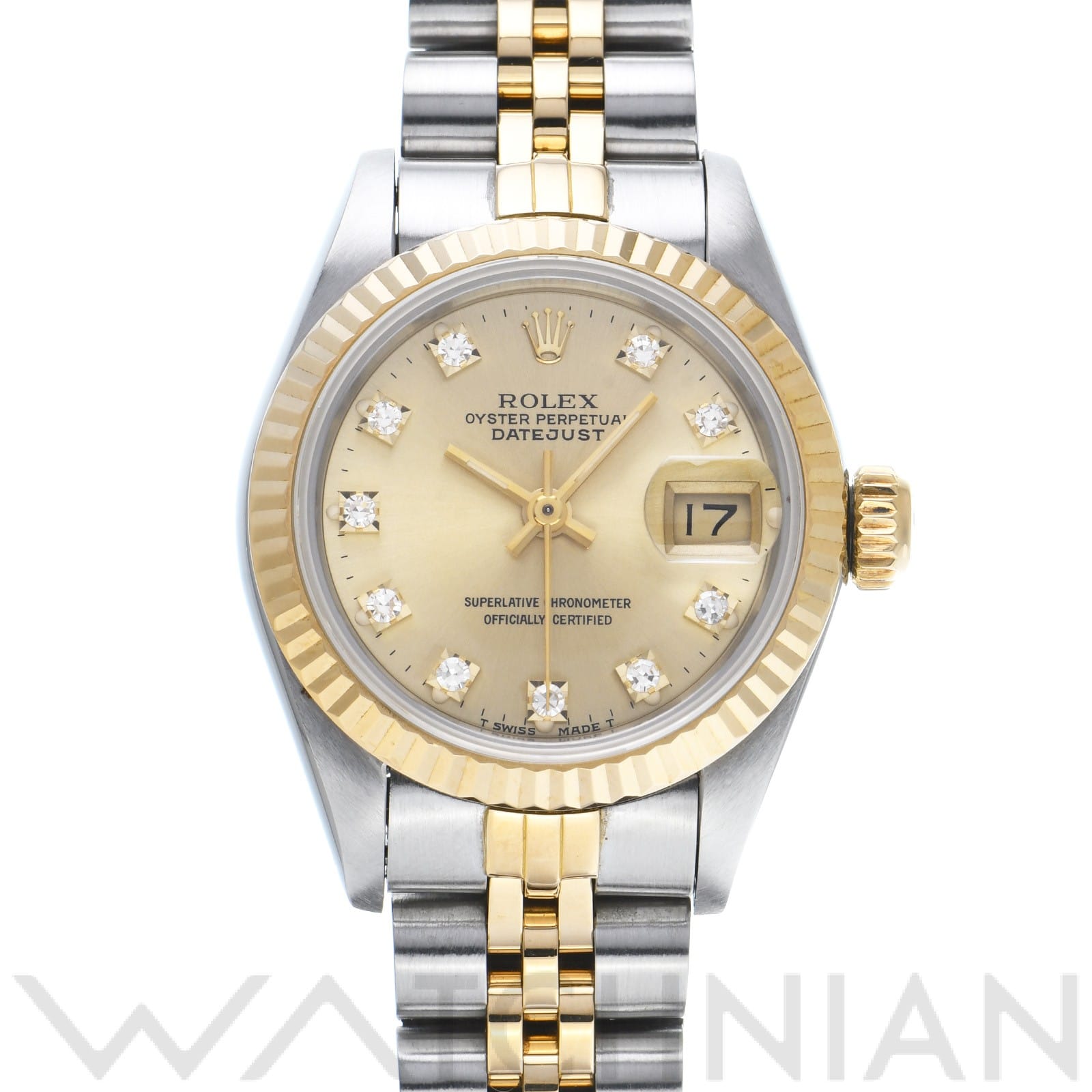 ロレックス / ROLEX デイトジャスト 69173G シャンパン/ダイヤモンド レディース 時計 【中古】【wristwatch】