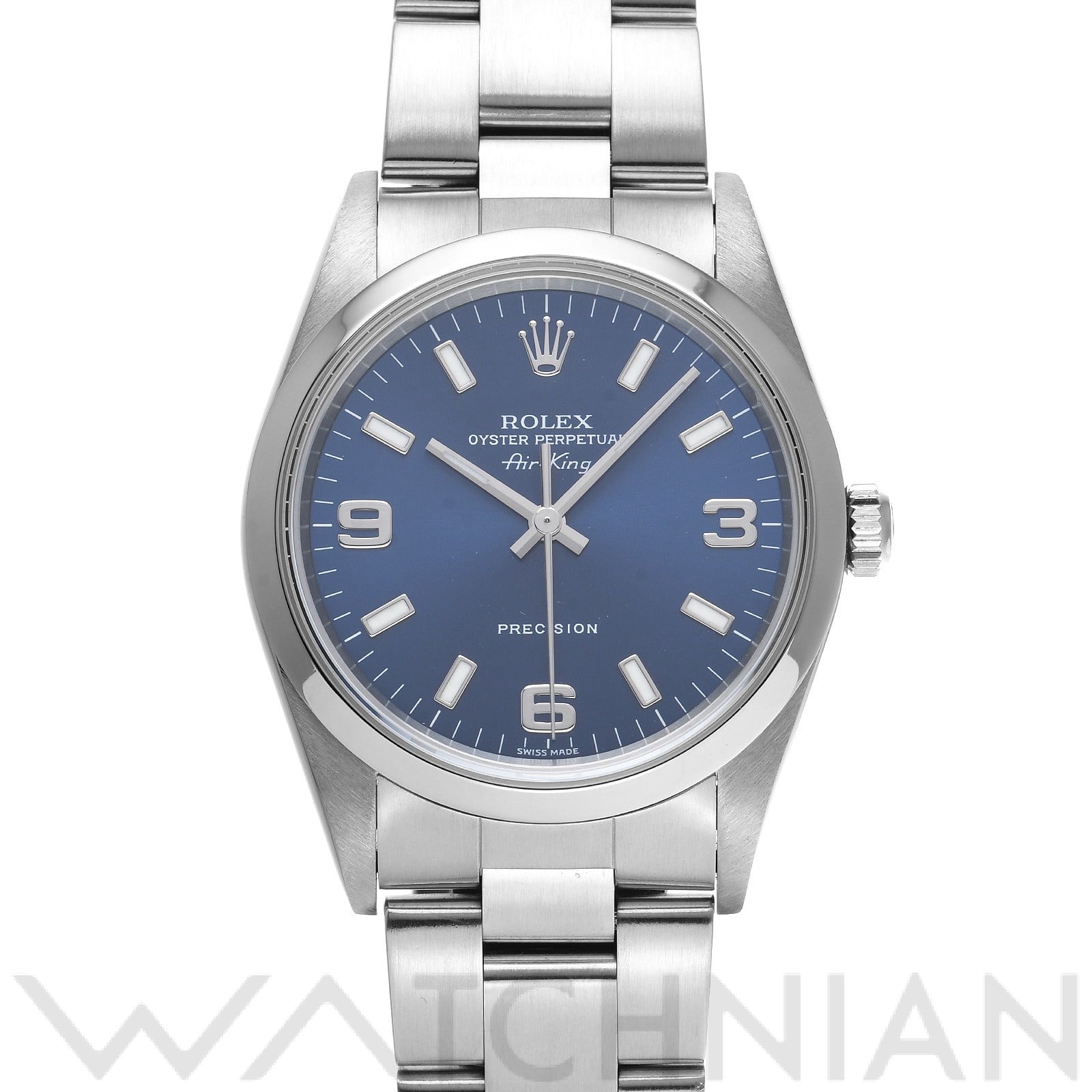 ロレックス エアキング 14000M ブルー メンズ 時計 【中古】【wristwatch】