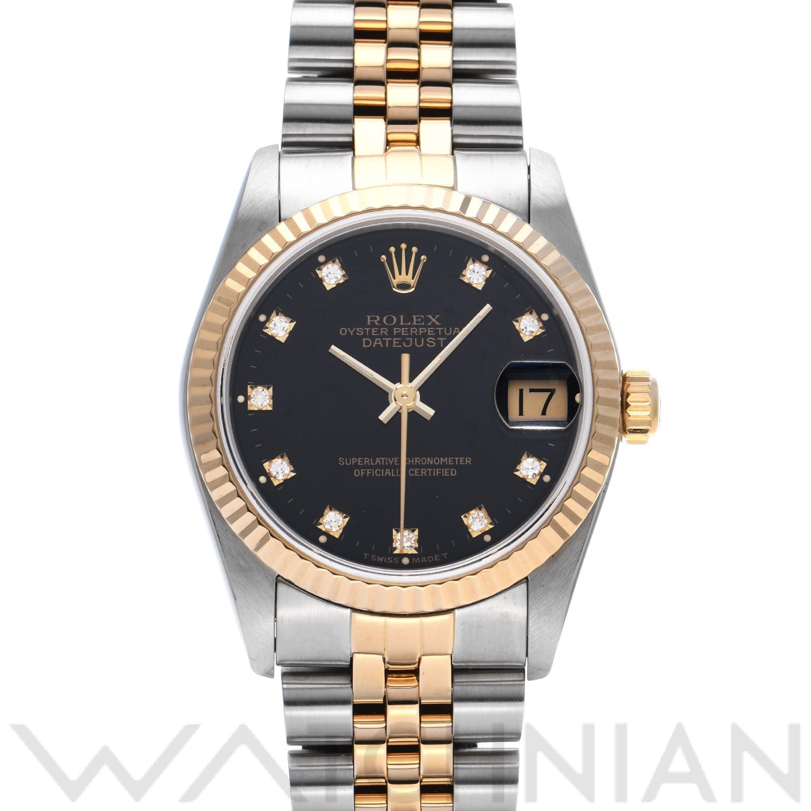 ロレックス / ROLEX デイトジャスト 68273G ブラック/ダイヤモンド ユニセックス 時計 【中古】【wristwatch】