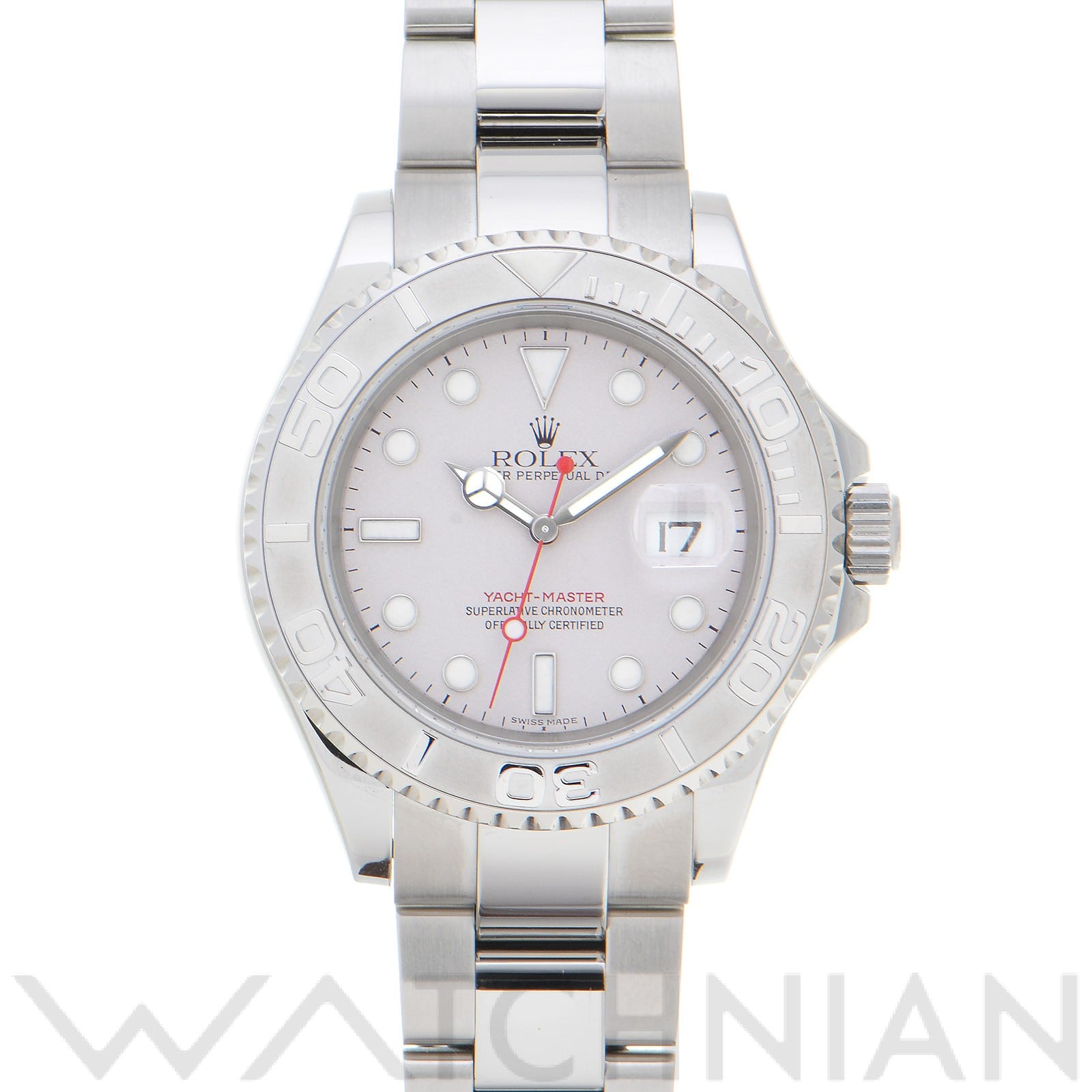 ヨットマスター ロレジウム 16622 Z番(2006年頃製造) グレー ロレックス ROLEX メンズ 【中古】