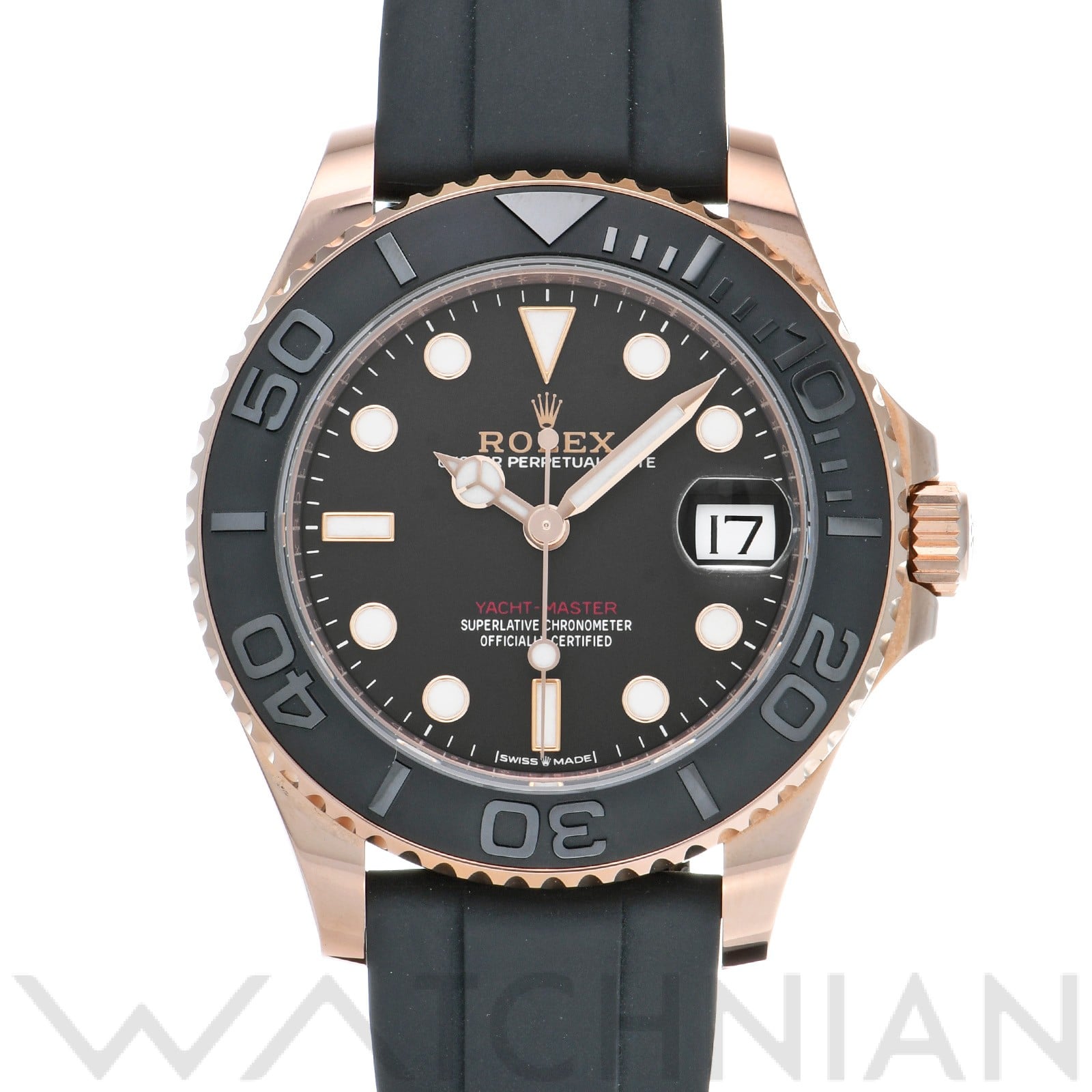 ヨットマスター 37 268655 ランダムシリアル ブラック ロレックス ROLEX ユニセックス 【中古】