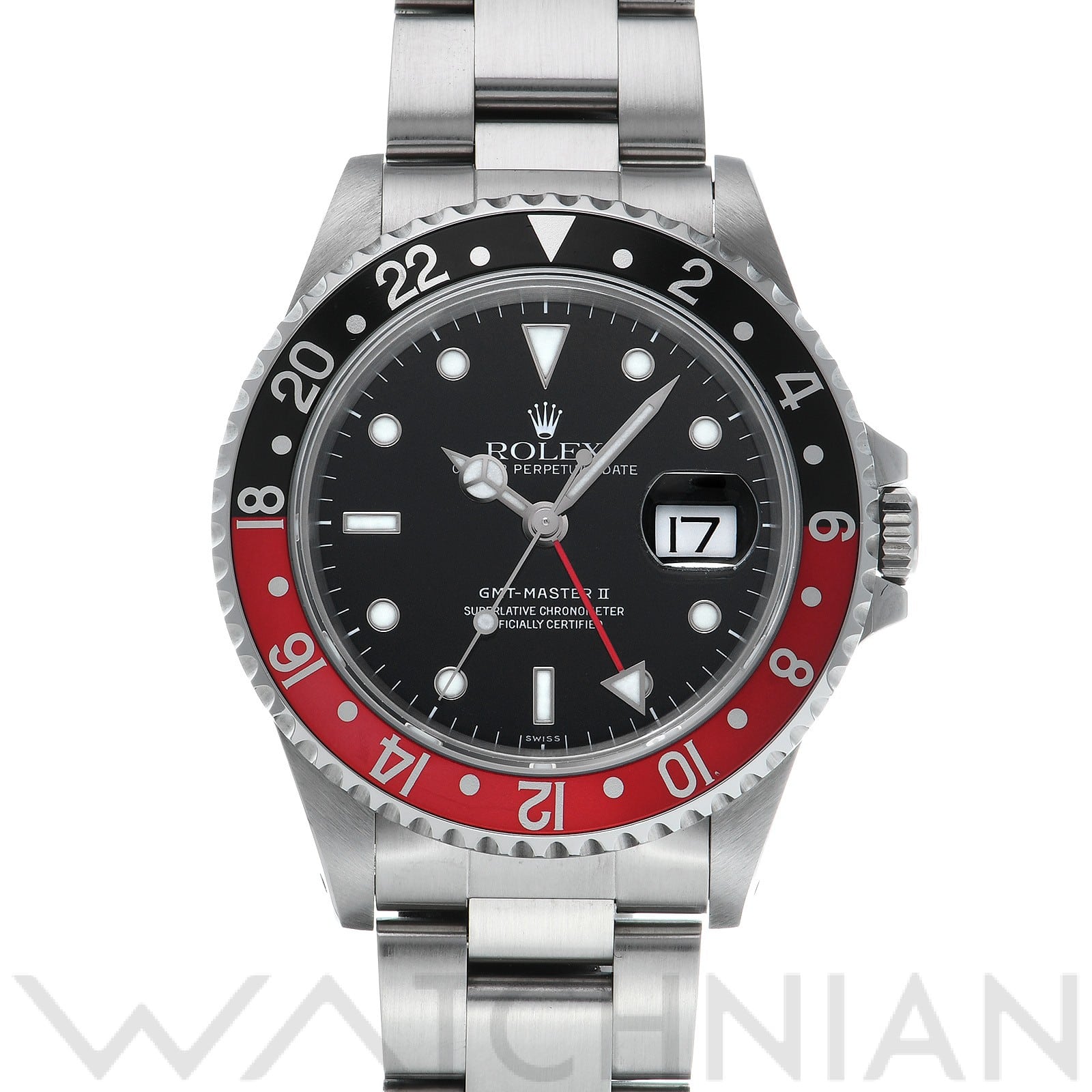 ロレックス GMTマスターII 16710 ブラック メンズ 時計 【中古】【wristwatch】