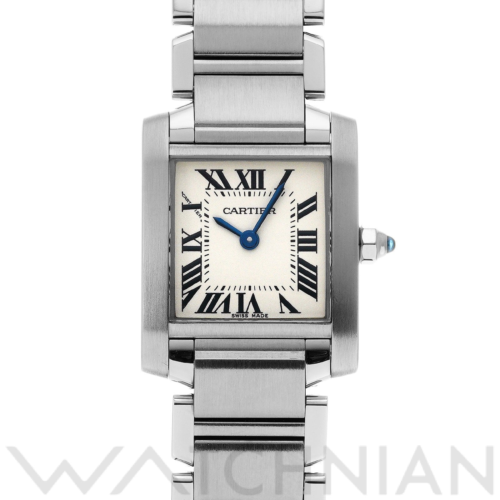 カルティエ / CARTIER タンクフランセーズ SM W51008Q3 シルバー レディース 時計 【中古】【wristwatch】