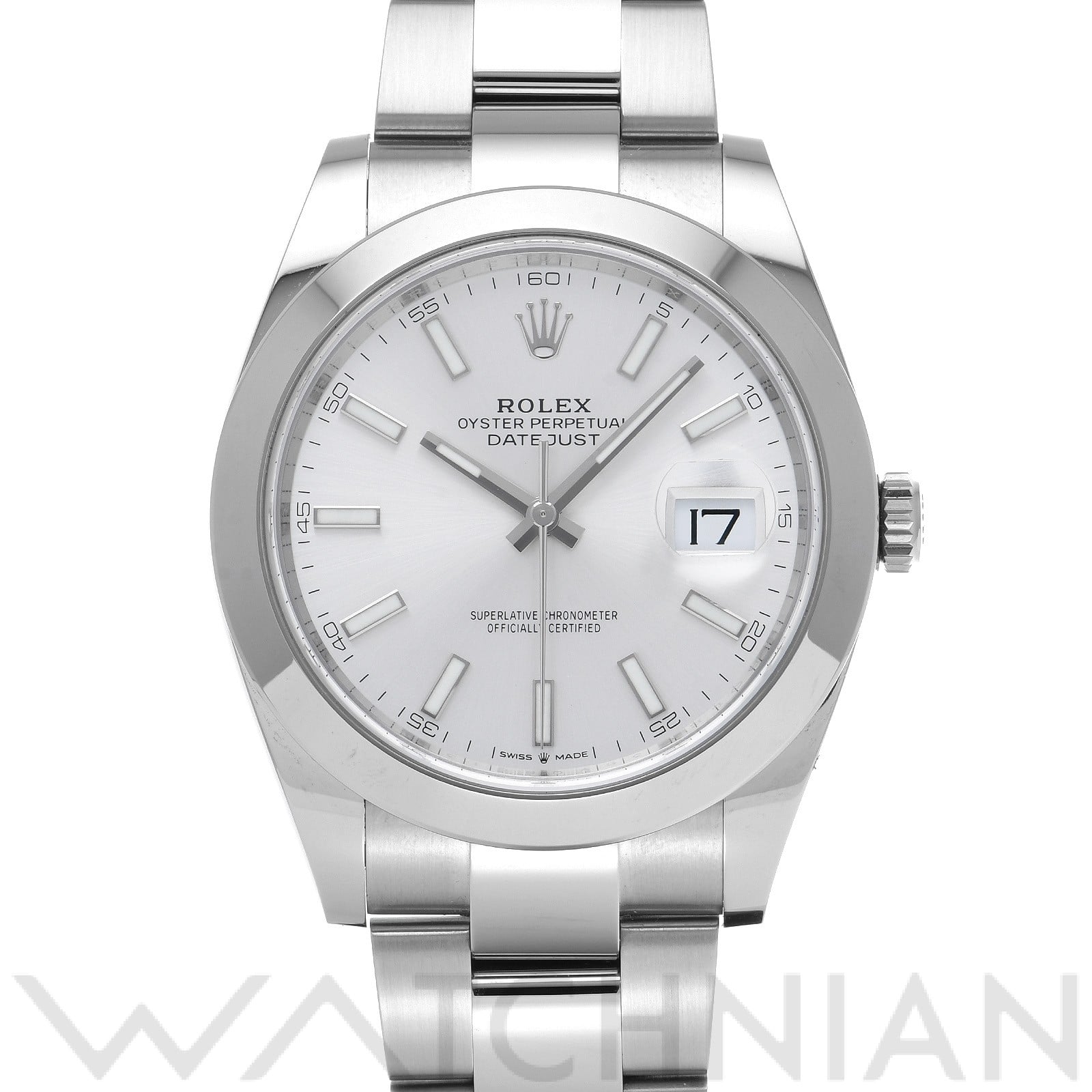 ロレックス / ROLEX デイトジャスト 41 126300 シルバー メンズ 時計 【中古】【wristwatch】