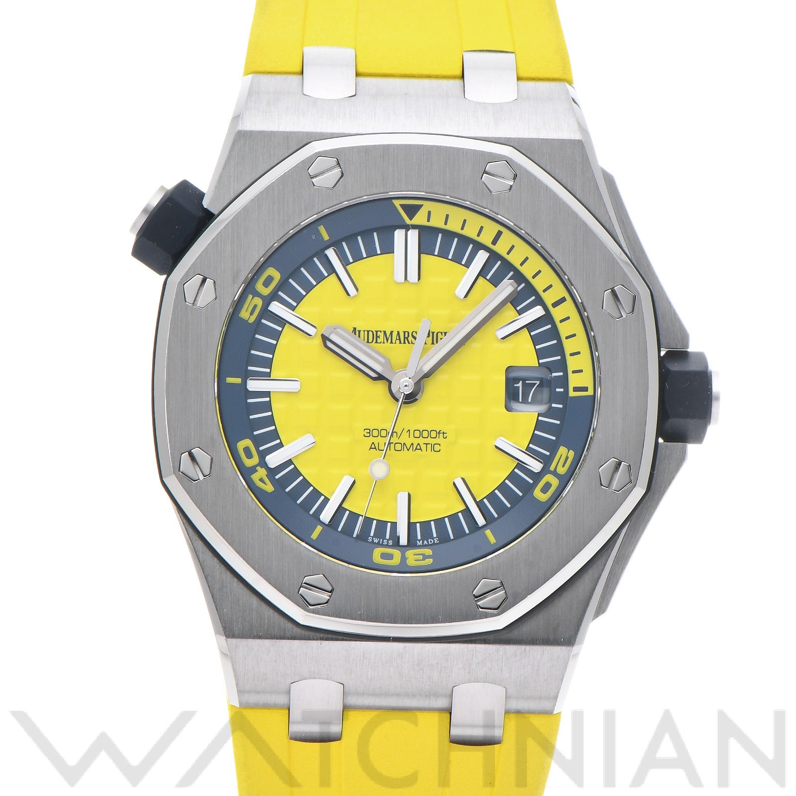 オーデマ ピゲ ロイヤルオーク オフショア ダイバー 15710ST.OO.A051CA.01 イエロー メンズ 時計 【中古】【wristwatch】