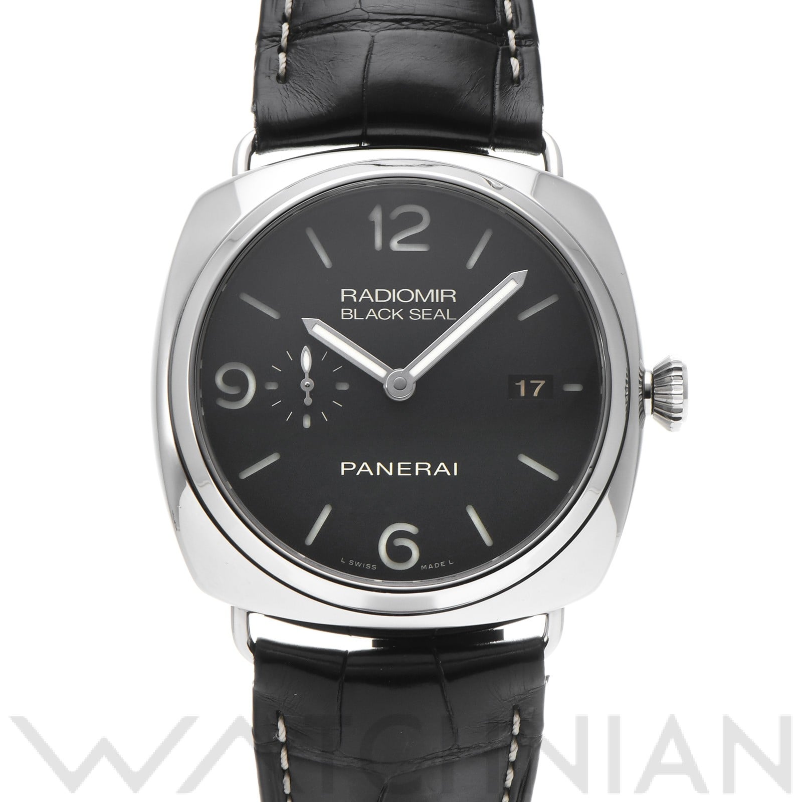 パネライ / PANERAI ラジオミール ブラックシール 3デイズ アッチャイオ PAM00388 ブラック メンズ 時計 【中古】【wristwatch】