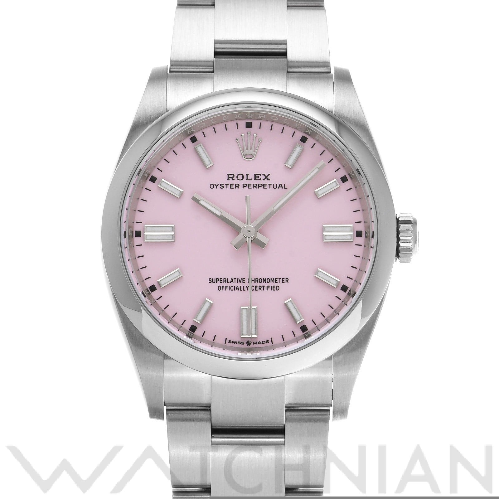 ロレックス オイスターパーペチュアル 36 126000 キャンディピンク メンズ 時計 【中古】【wristwatch】