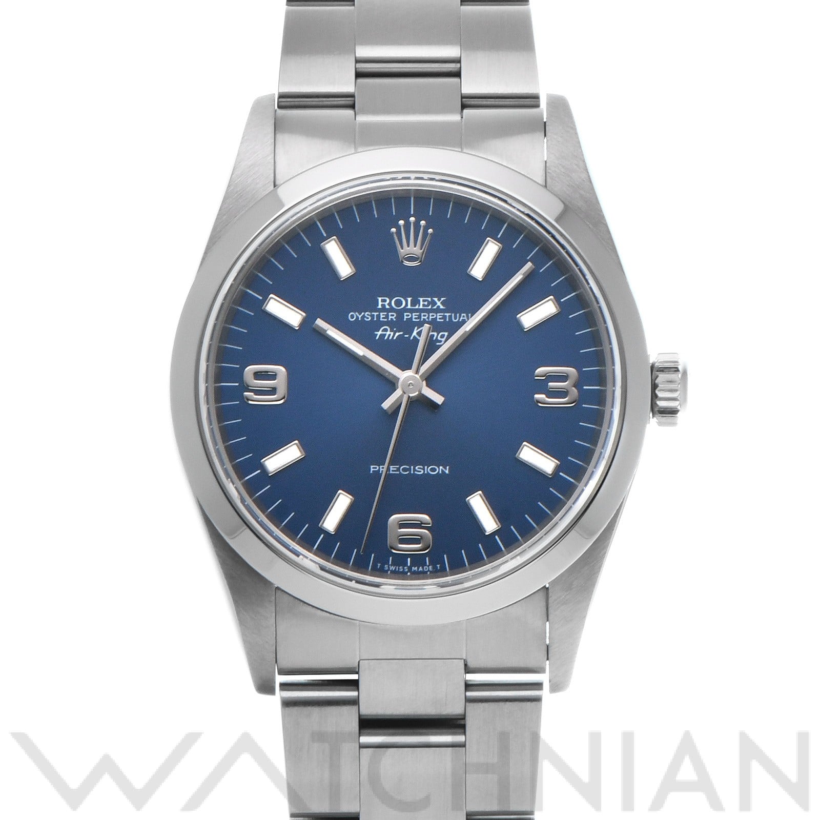 ロレックス エアキング 14000 ブルー メンズ 時計 【中古】【wristwatch】