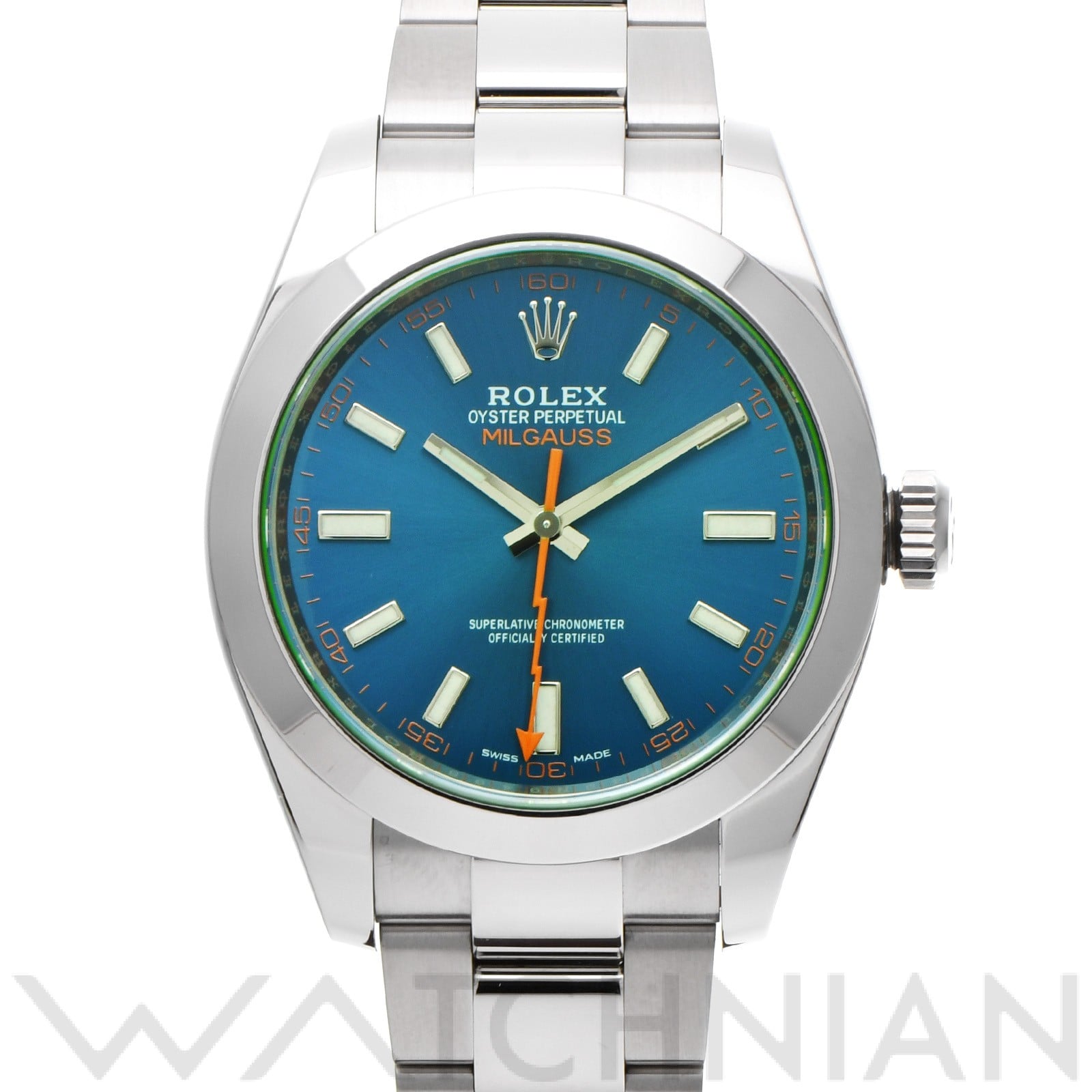 ロレックス / ROLEX ミルガウス 116400GV Zブルー メンズ 時計 【中古】【wristwatch】
