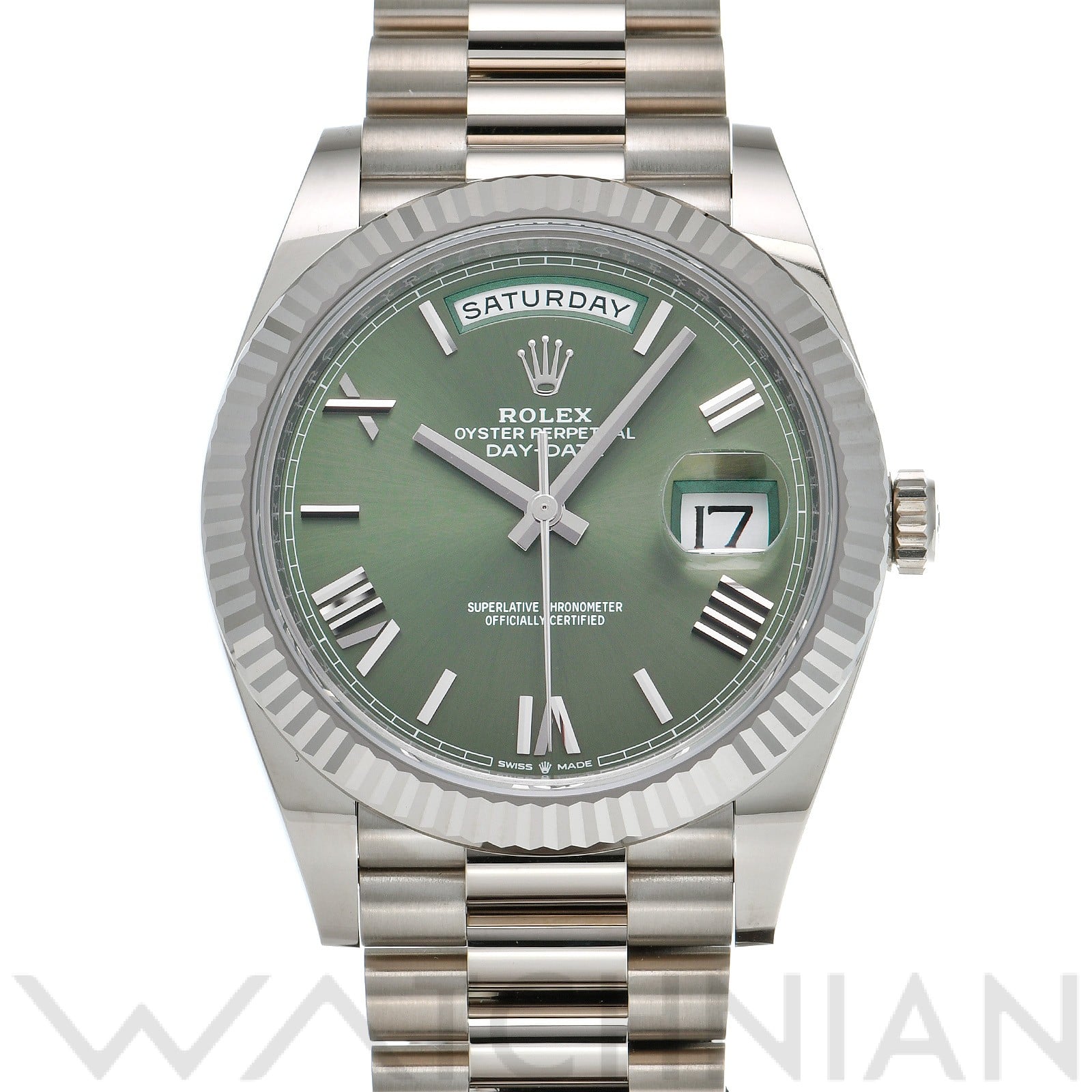 ロレックス デイデイト 40 228239 オリーブグリーン メンズ 時計 【未使用】【wristwatch】