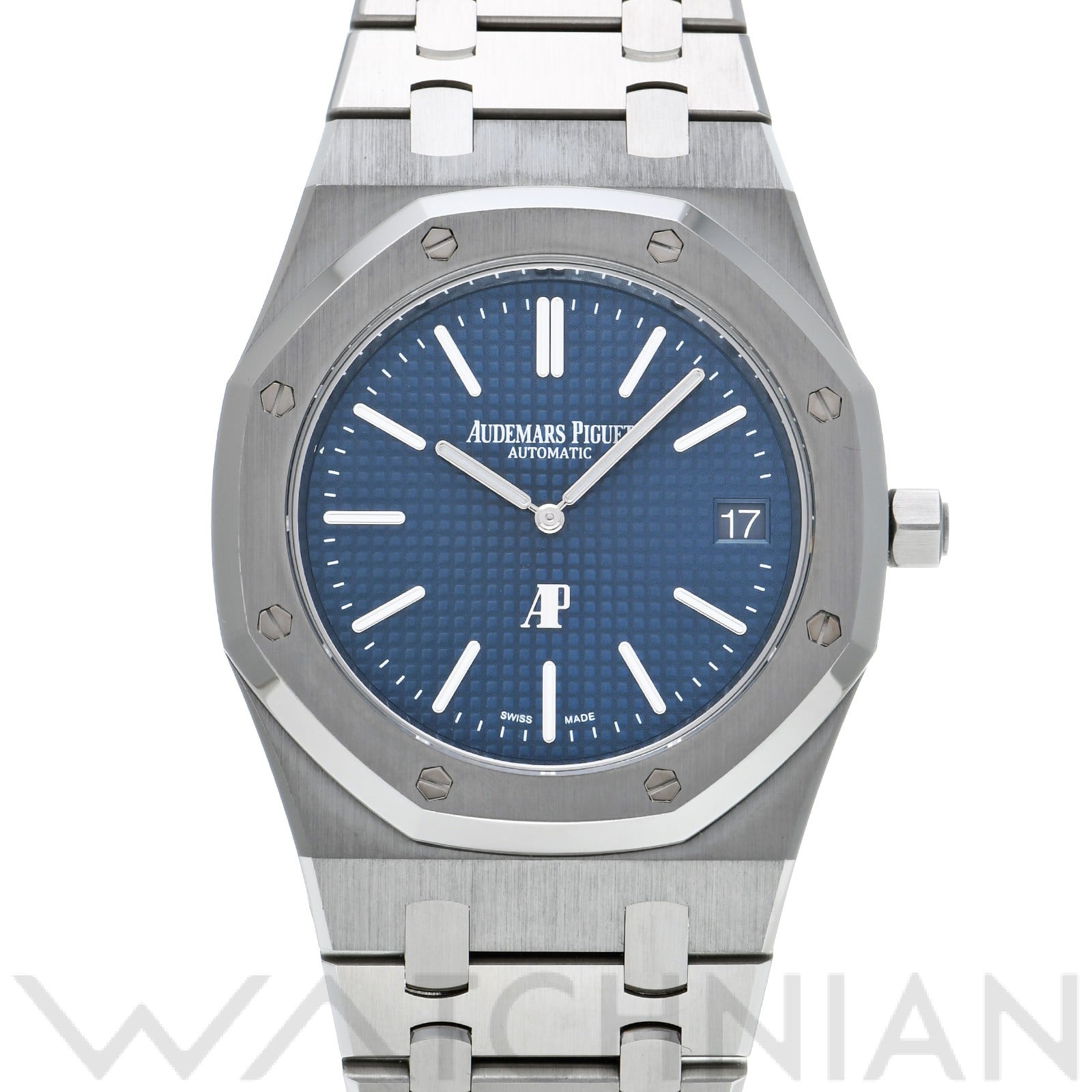 オーデマ ピゲ ロイヤルオーク ジャンボ エクストラシン 15202ST.OO.1240ST.01 ブルー メンズ 時計 【中古】【wristwatch】