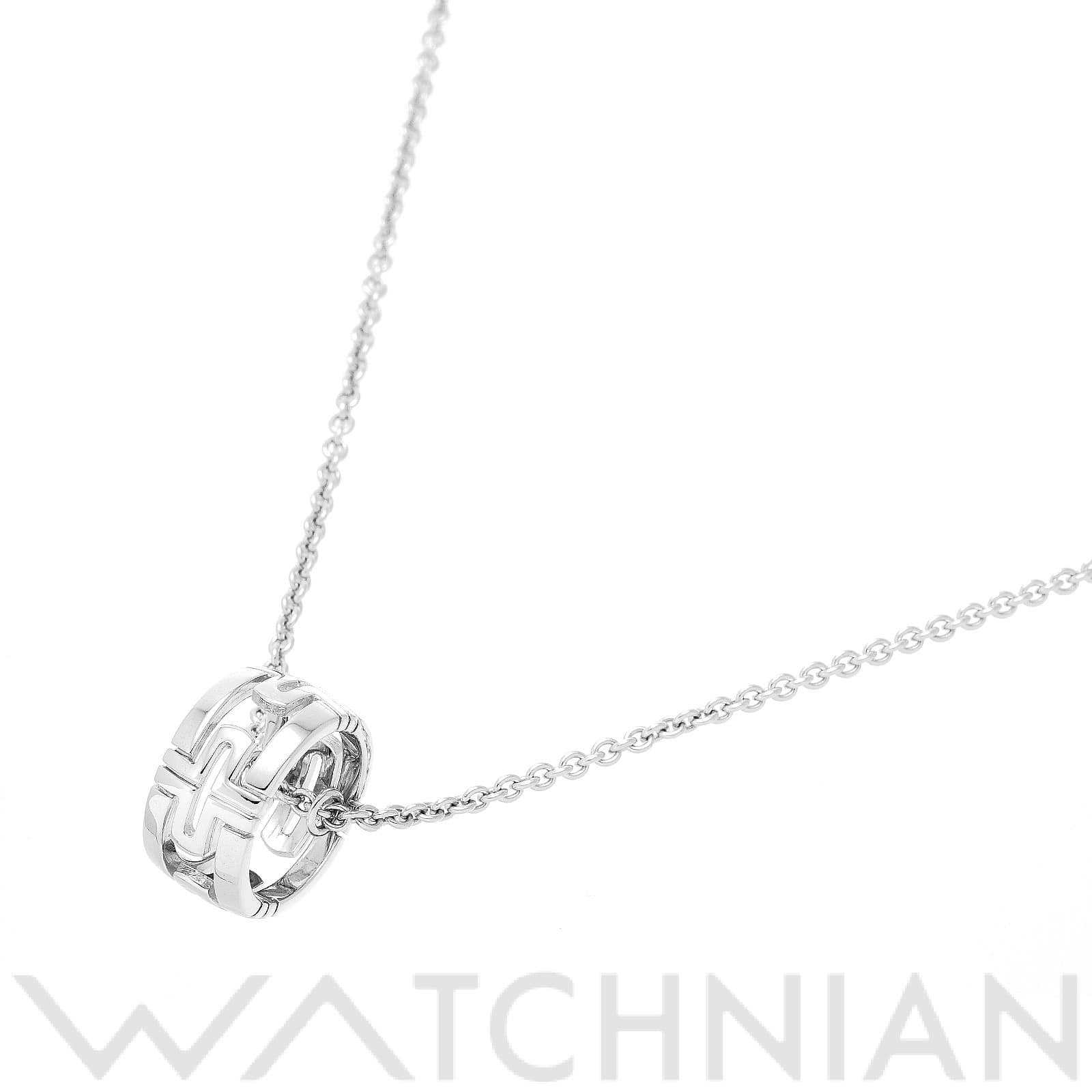 ブルガリ パレンテシ ペンダント ネックレス K18ホワイトゴールド WG レディース ジュエリー 【中古】【jewelry】