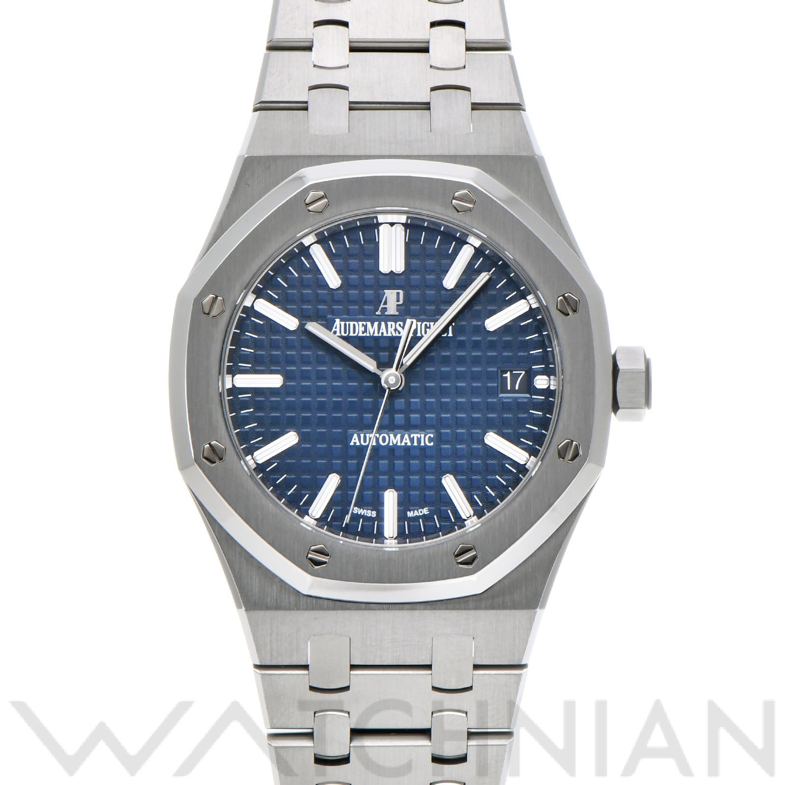 オーデマ ピゲ ロイヤルオーク 15450ST.OO.1256ST.03 ブルー ユニセックス 時計 【中古】【wristwatch】