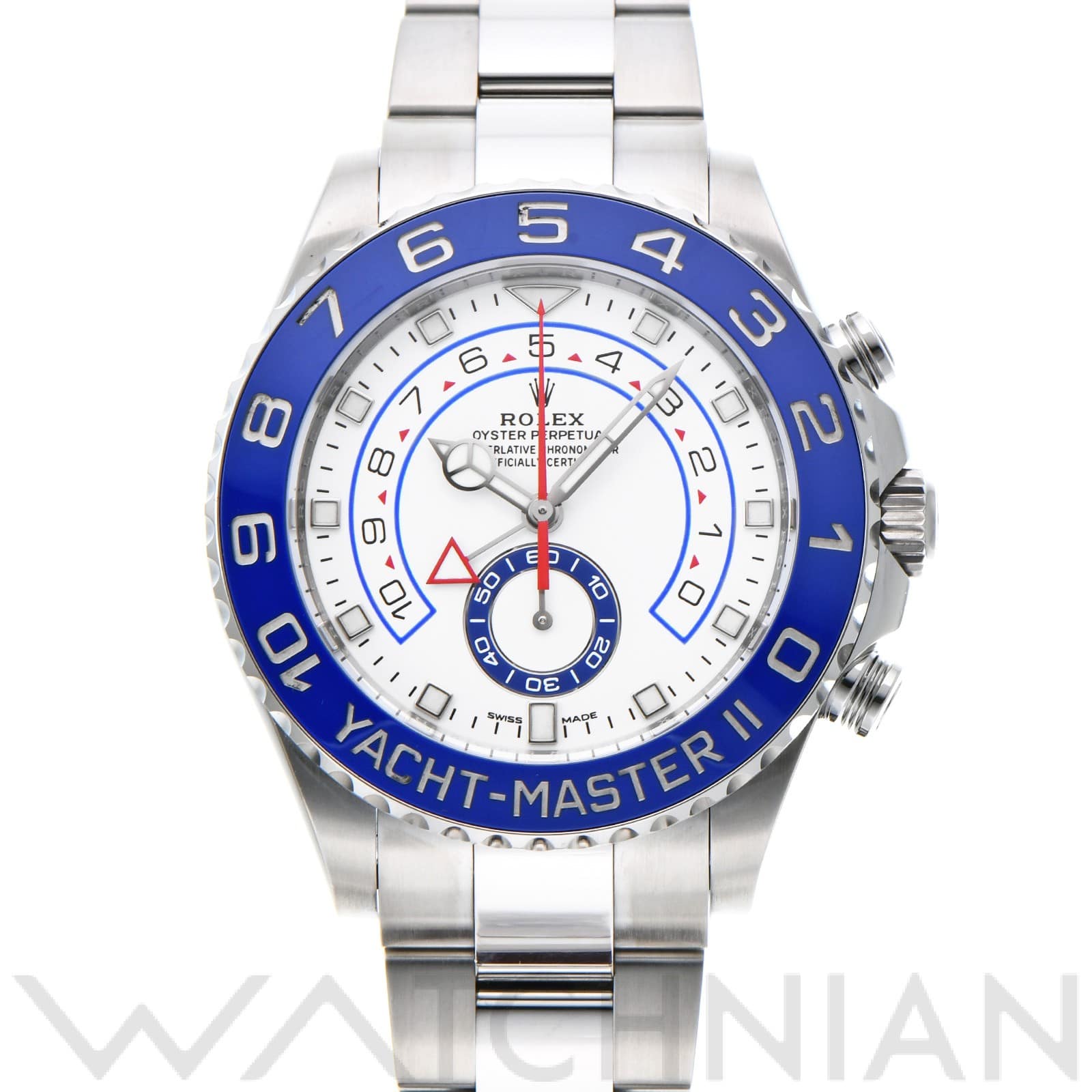 ロレックス ヨットマスターII 116680 ホワイト メンズ 時計 【中古】【wristwatch】