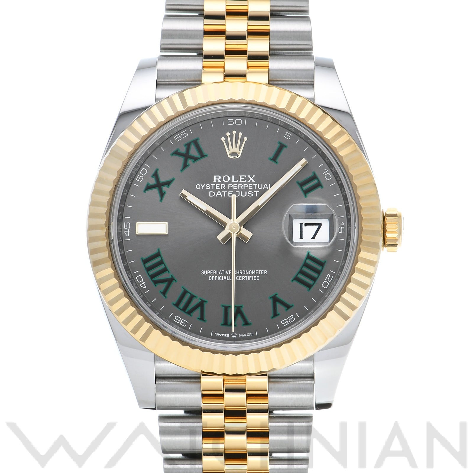 ロレックス デイトジャスト 41 126333 スレート メンズ 時計 【中古】【wristwatch】