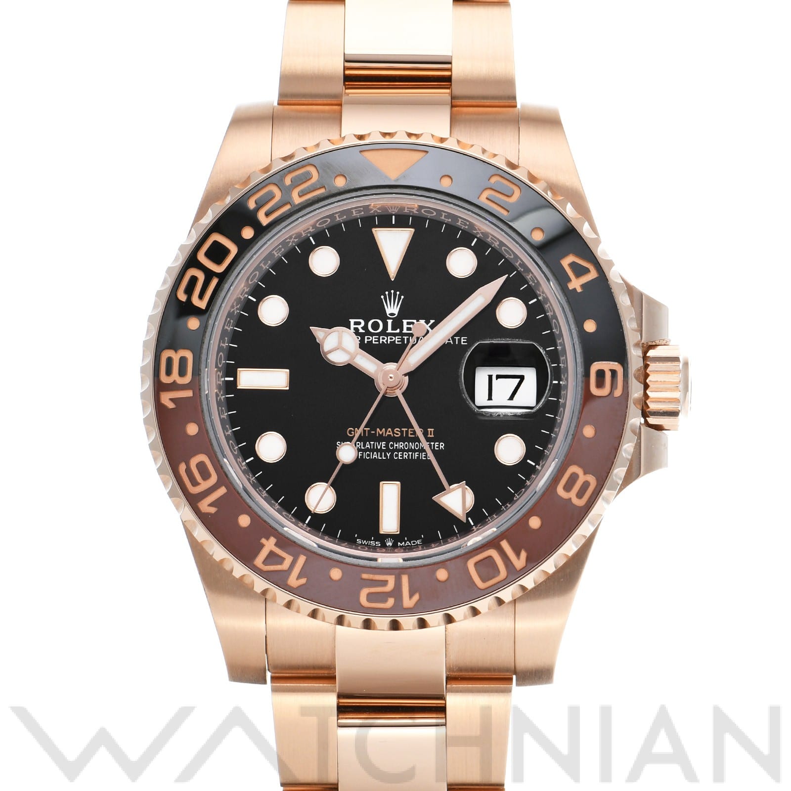 ロレックス / ROLEX GMTマスターII 126715CHNR ブラック メンズ 時計 【中古】【wristwatch】