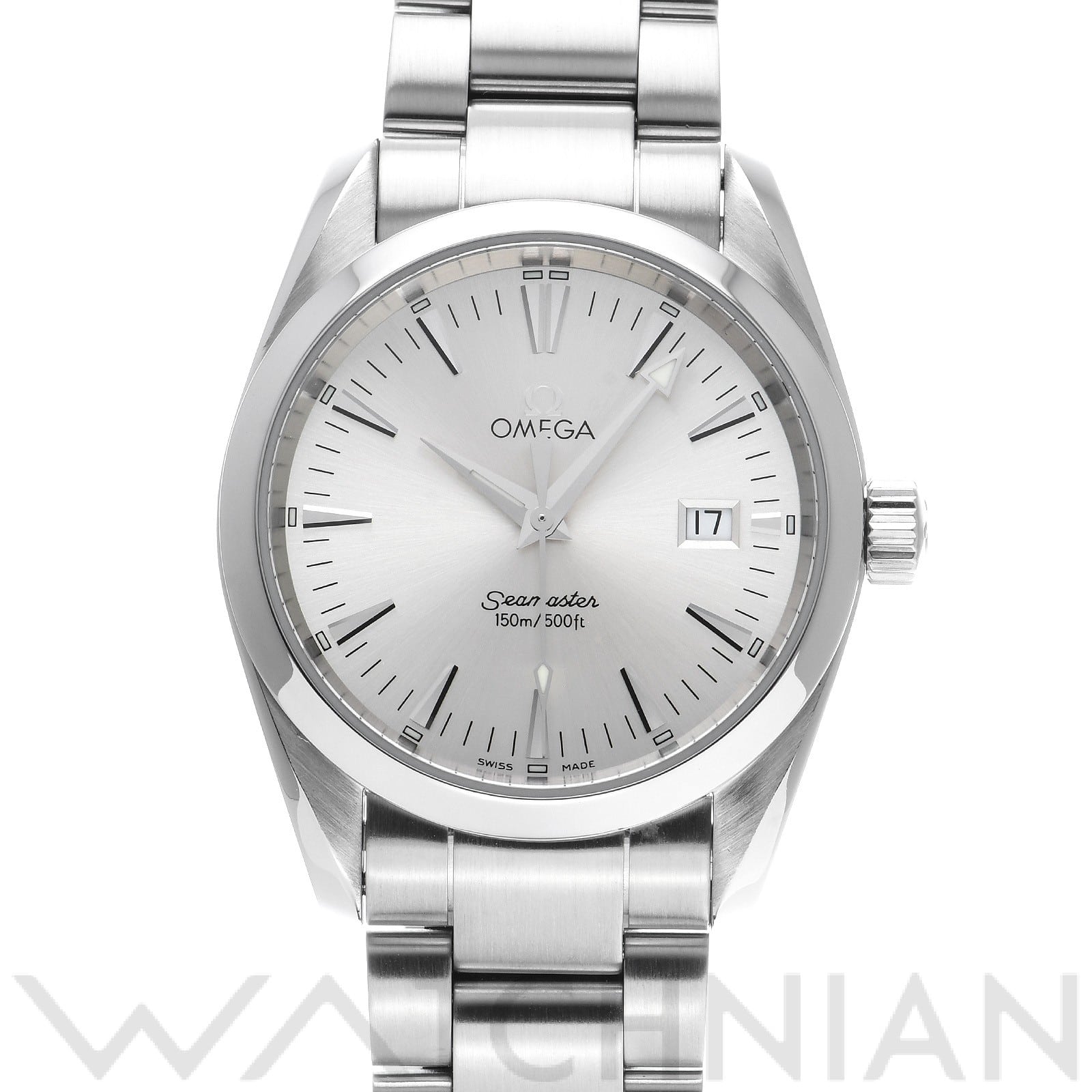 オメガ / OMEGA シーマスター アクアテラ クォーツ 2518.30 シルバー メンズ 時計 【中古】【wristwatch】