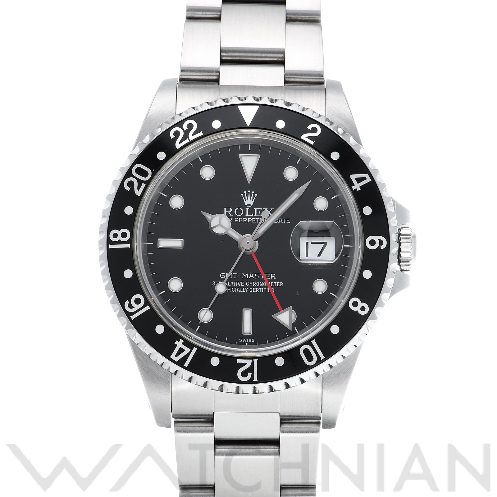 ロレックス GMTマスター 16700 ブラック メンズ 時計 【中古】【wristwatch】