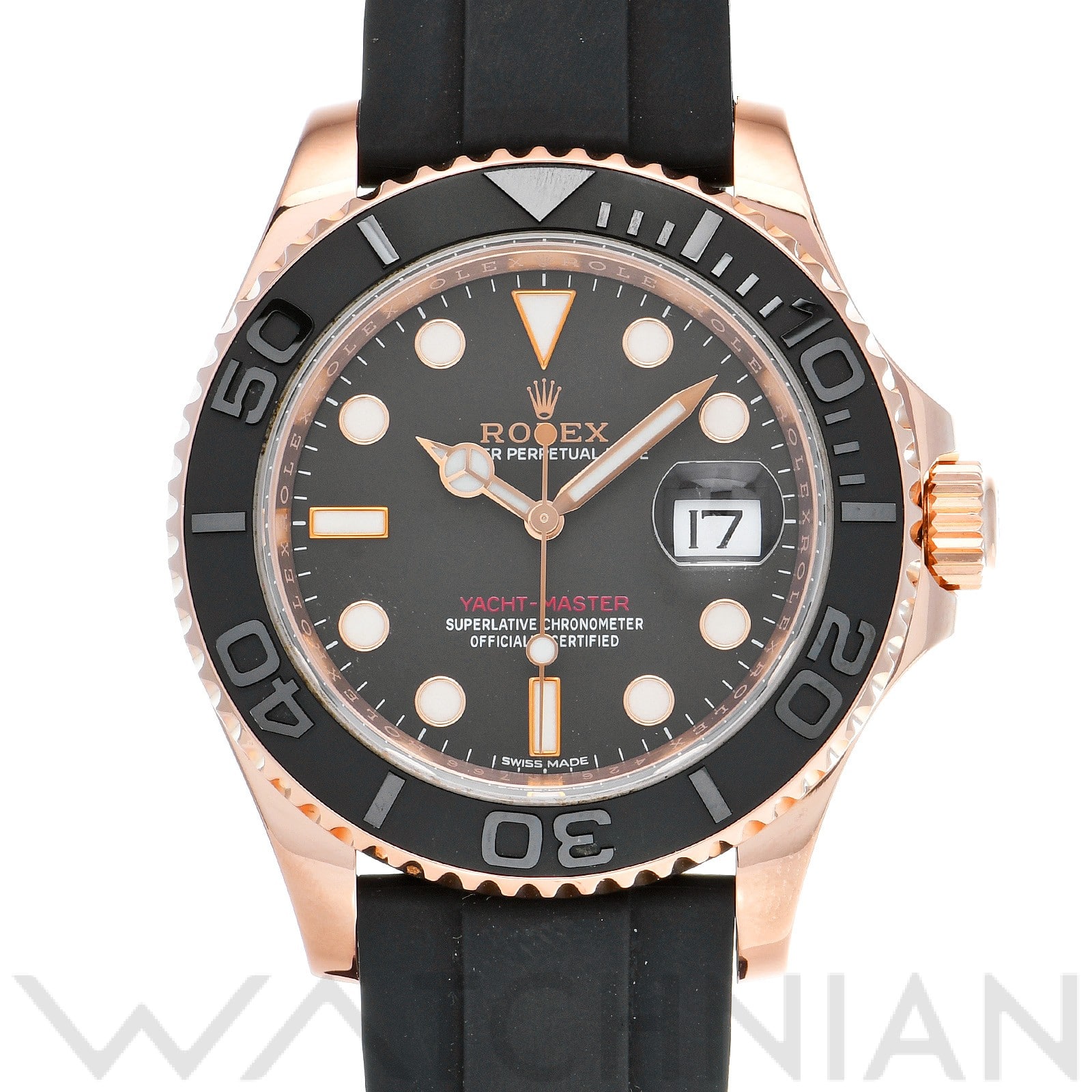 ヨットマスター 40 116655 ランダムシリアル ブラック ロレックス ROLEX メンズ 【中古】