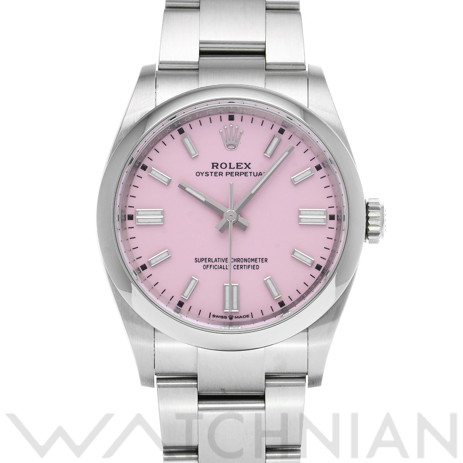 ロレックス オイスターパーペチュアル 36 126000 キャンディピンク メンズ 時計 【中古】【wristwatch】