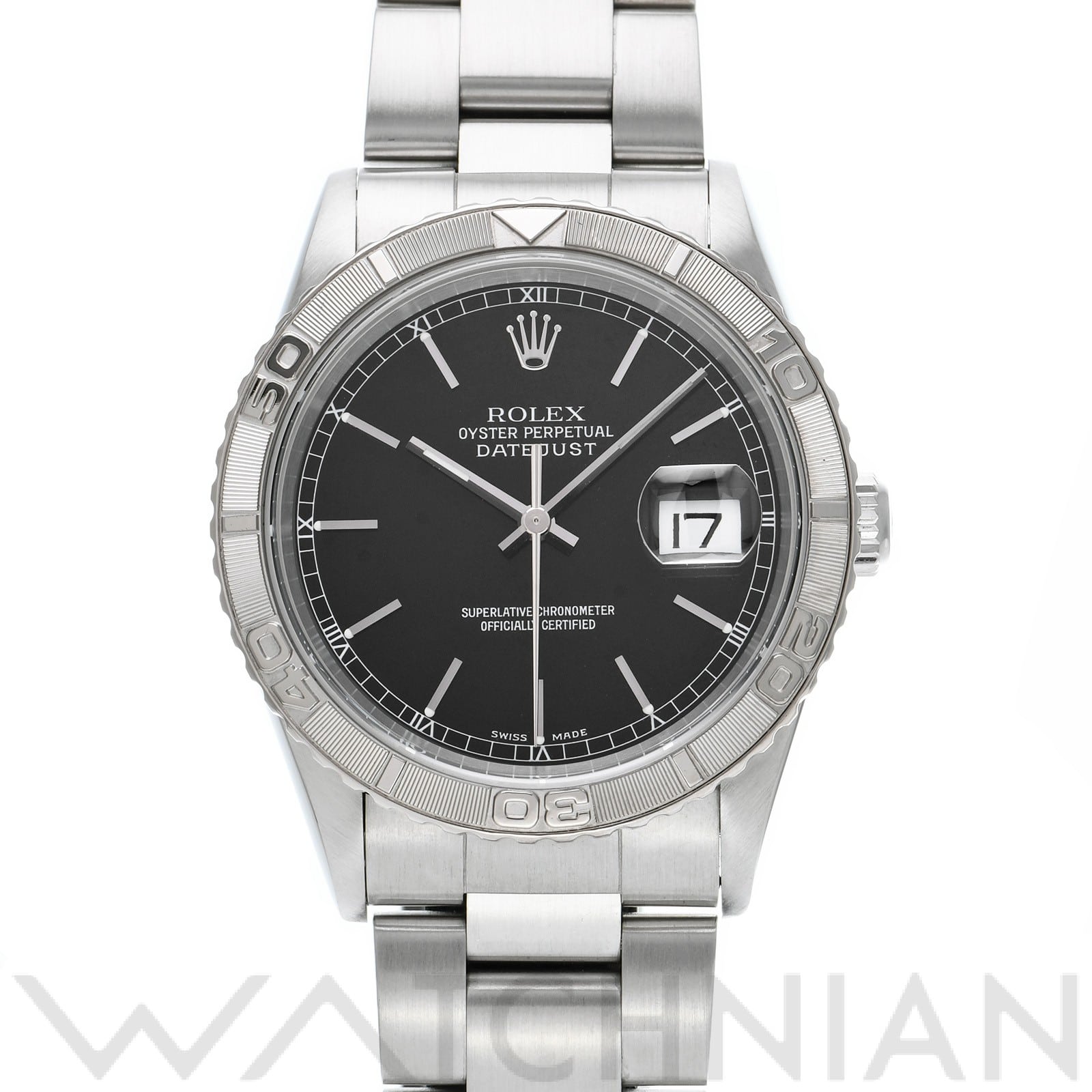 ロレックス デイトジャスト サンダーバード 16264 ブラック メンズ 時計 【中古】【wristwatch】