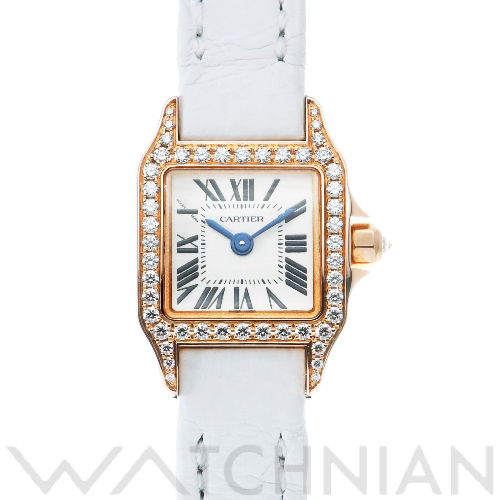 カルティエ / CARTIER サントス ドゥモワゼル ミニ WF902004 シルバー レディース 時計 【中古】【wristwatch】