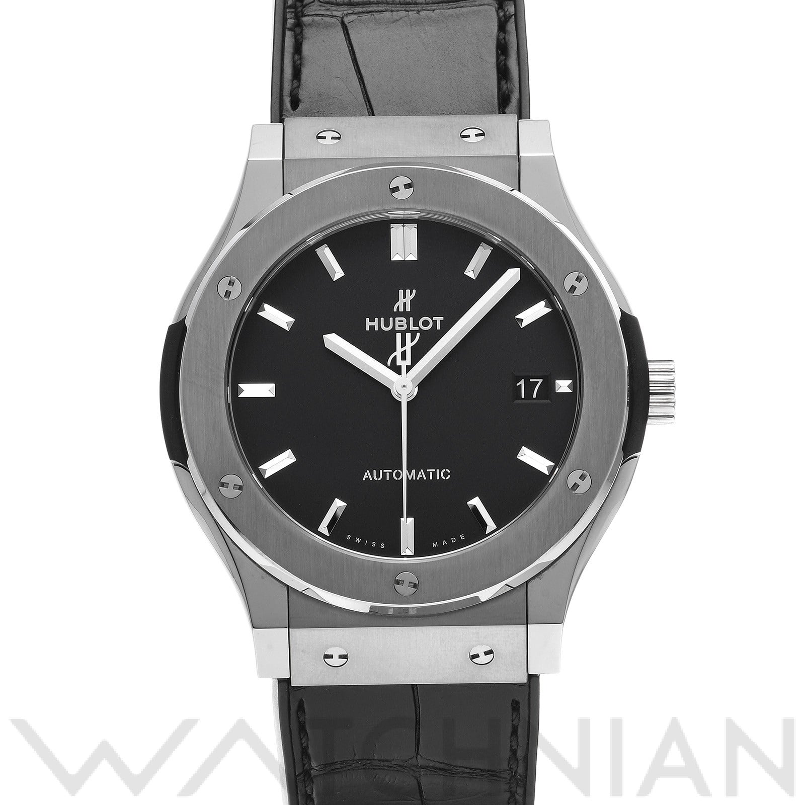 ウブロ クラシックフュージョン チタニウム 511.NX.1171.LR マットブラック メンズ 時計 【中古】【wristwatch】