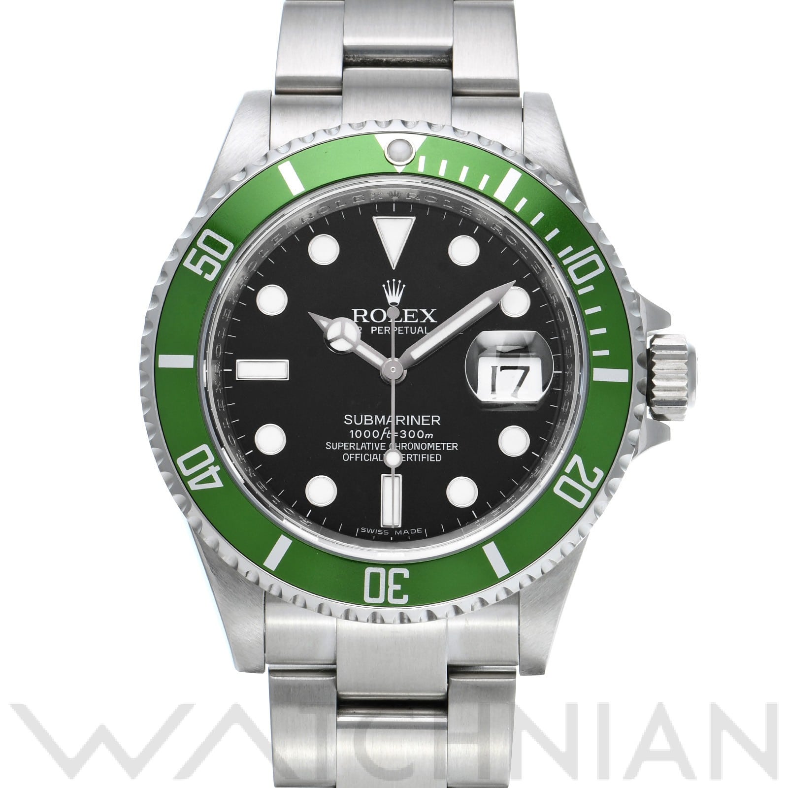 ロレックス / ROLEX サブマリーナ デイト 16610LV ブラック メンズ 時計 【中古】【wristwatch】