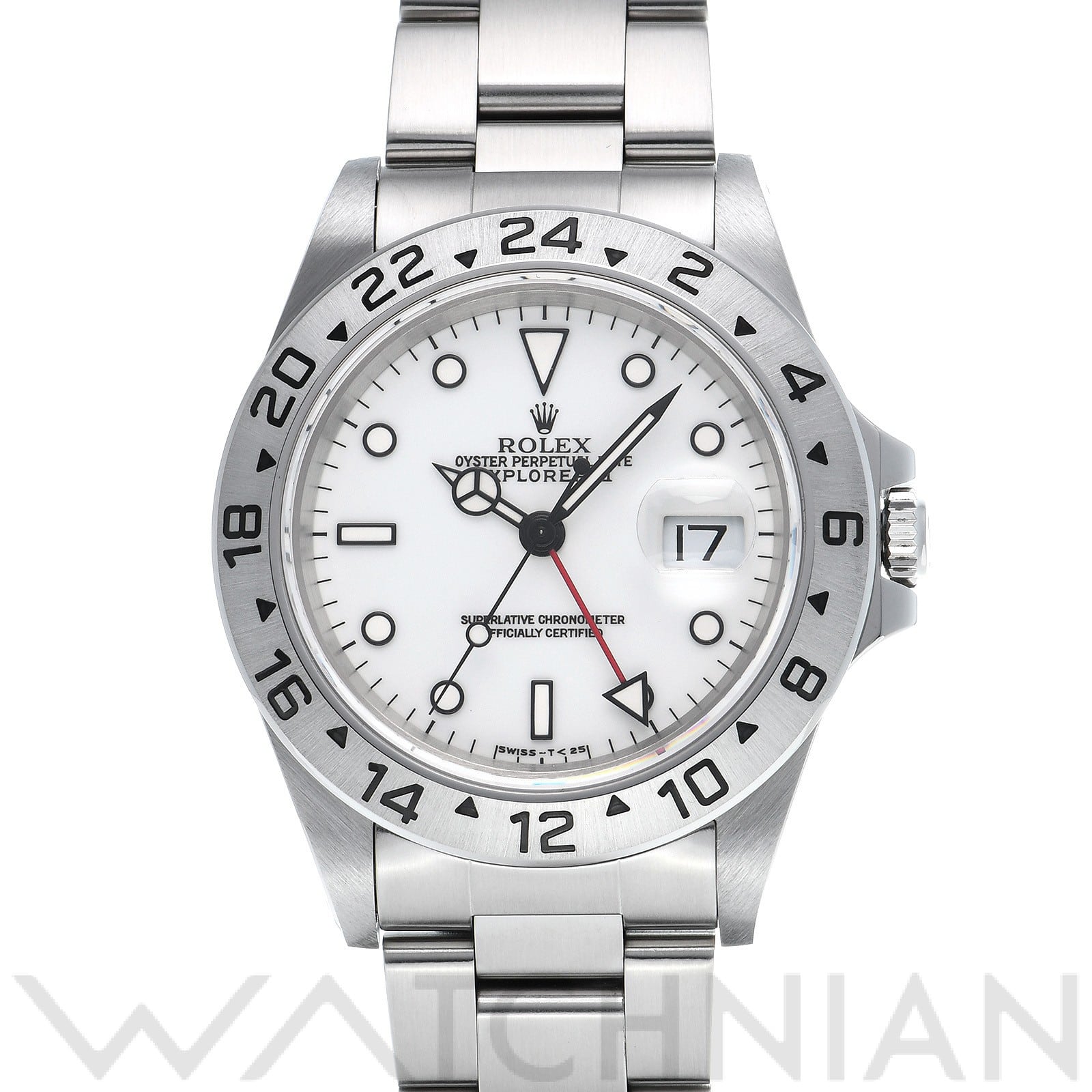 ロレックス エクスプローラーII 16570 ホワイト メンズ 時計 【中古】【wristwatch】